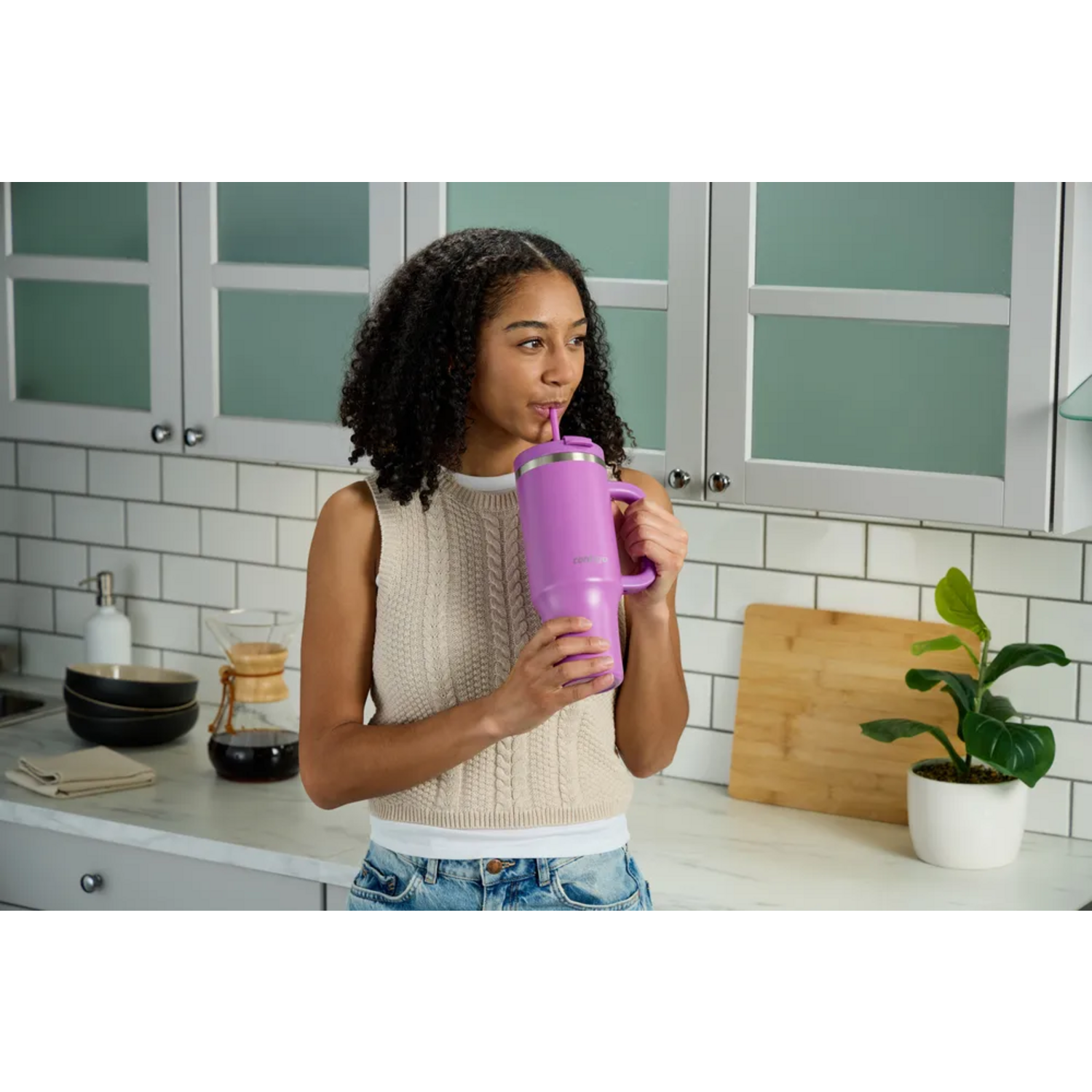 Vaso Tumbler Contigo Streeterville 1182 ml Frio Morado Contigo New Horizons Chile New Horizons NHT.cl