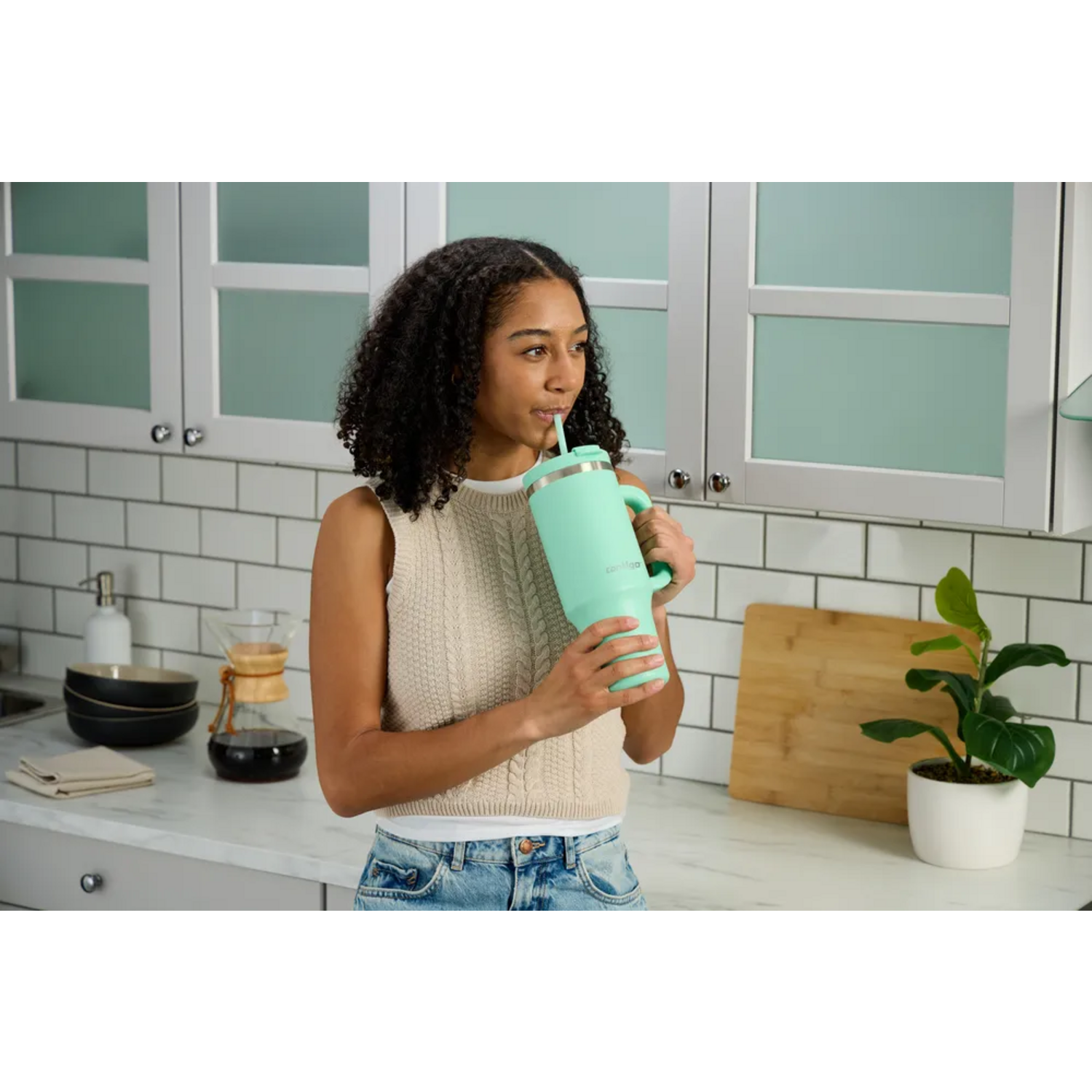 Vaso Tumbler Contigo Streeterville 1182 ml Frio Verde Contigo New Horizons Chile New Horizons NHT.cl