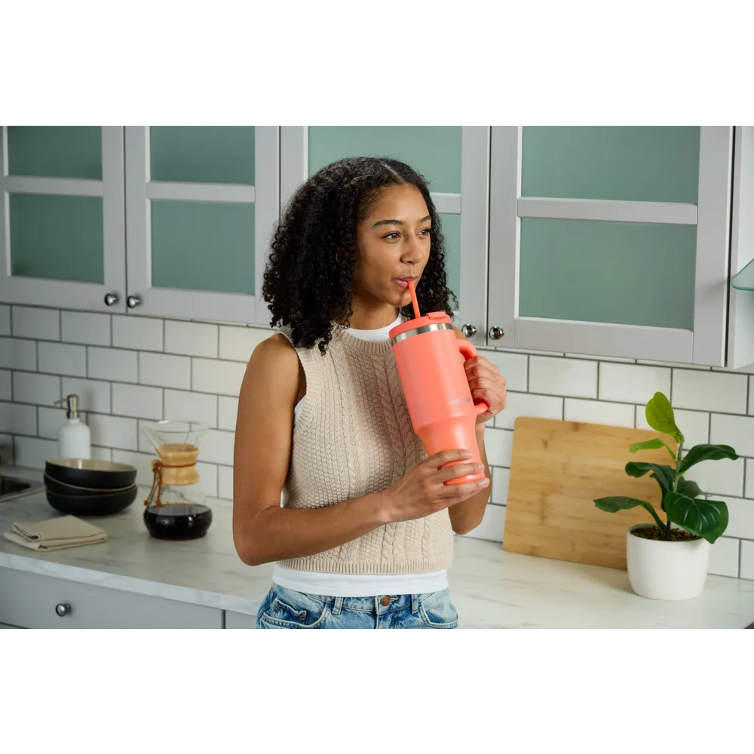 Vaso Tumbler Contigo Streeterville 1182 ml Frio Coral Contigo New Horizons Chile New Horizons NHT.cl