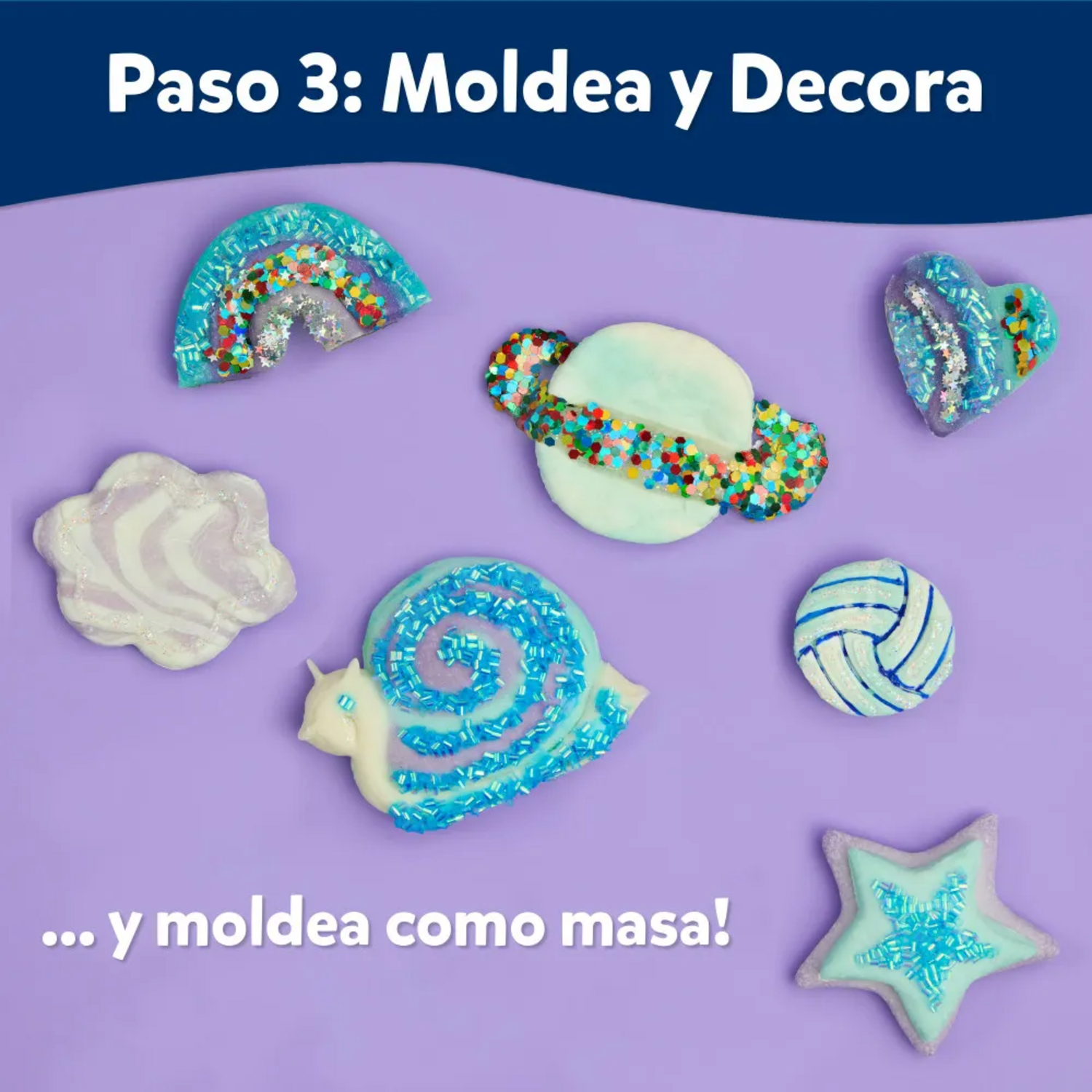Kit de Masa Elmers Stretch Create Azul Amasa Pinta Colorea