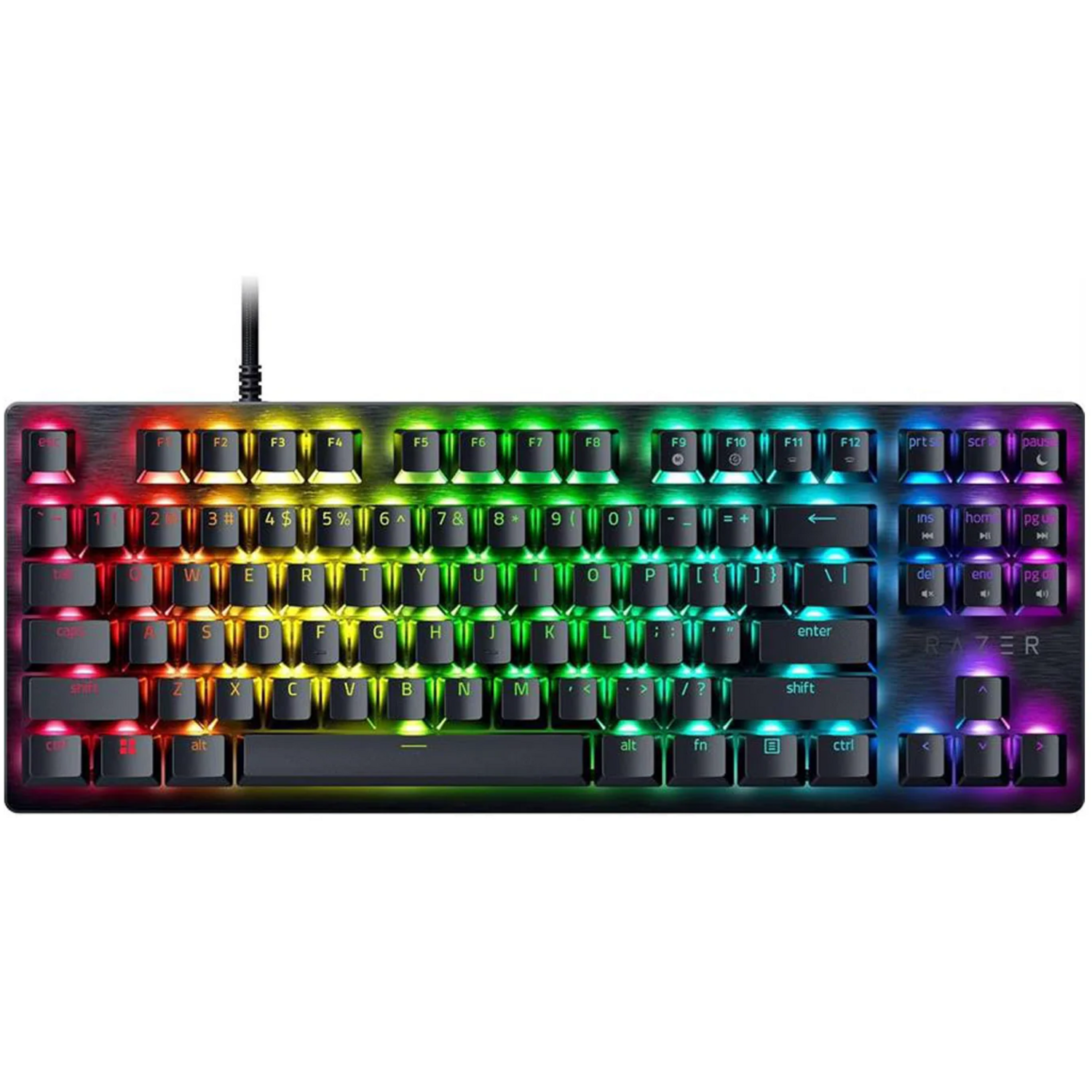 Teclado Razer Huntsman V3 X TKL Compacto Optico Morado RGB