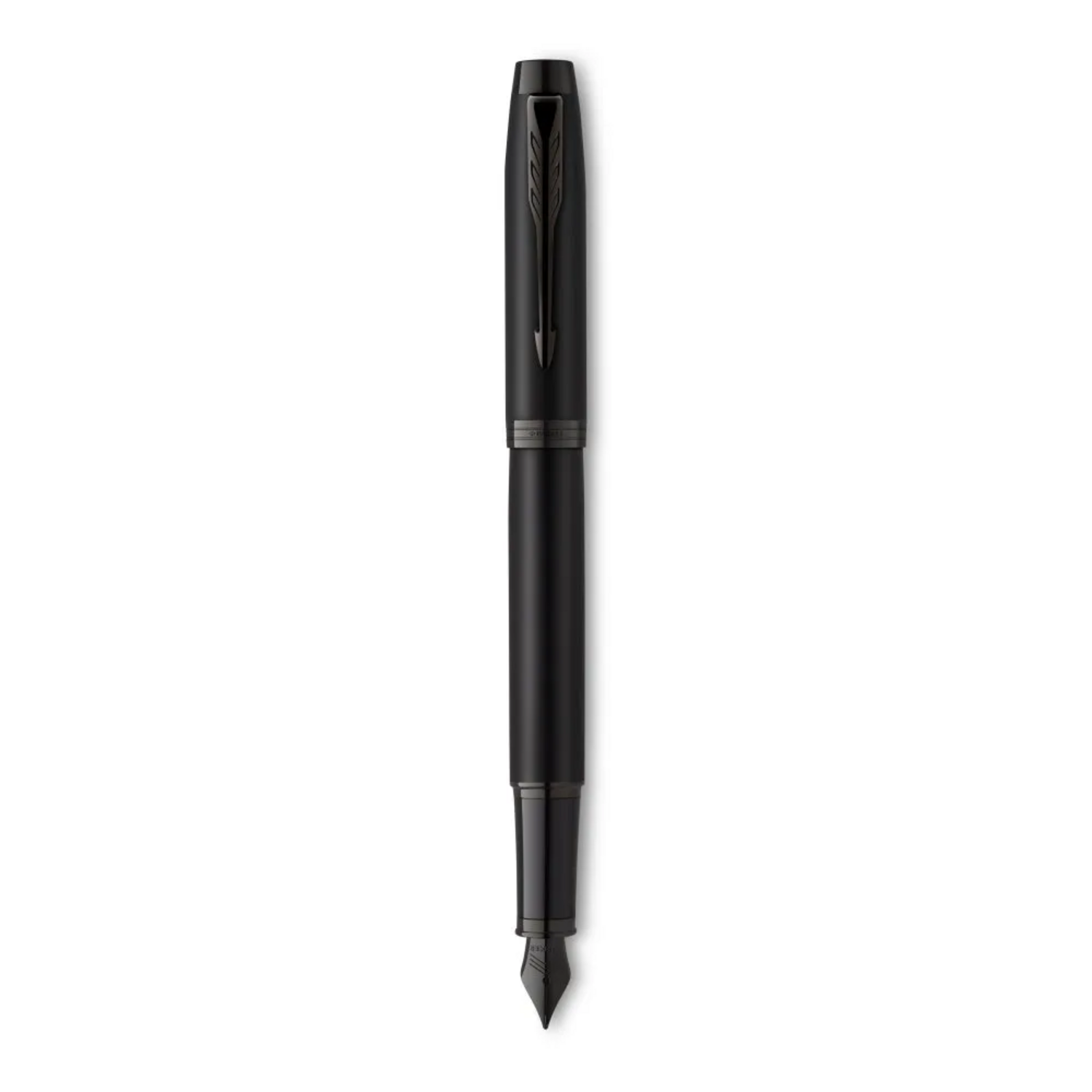 Pluma Fuente Parker IM Negro Matte BT Tinta Azul