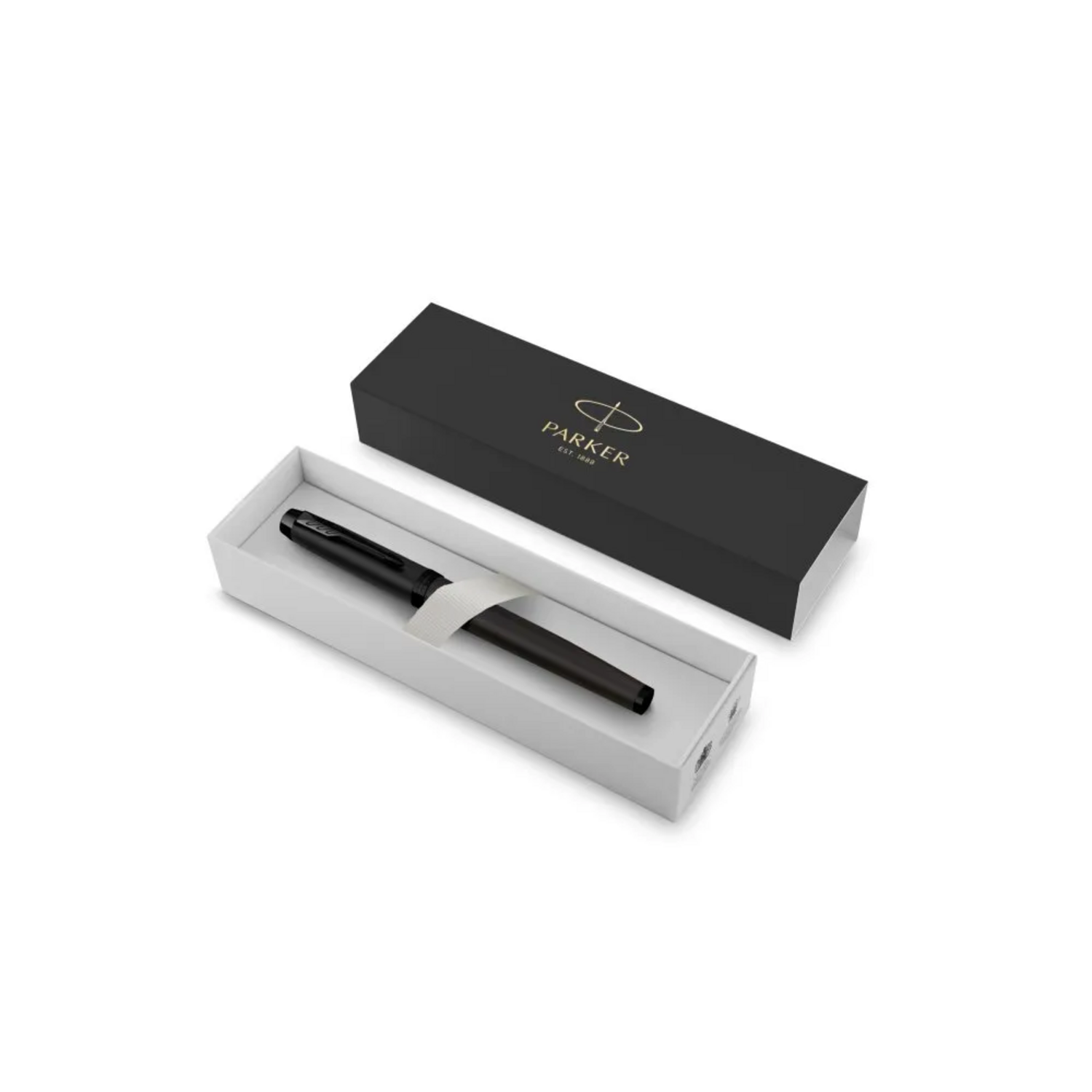 Pluma Fuente Parker IM Negro Matte BT Tinta Azul