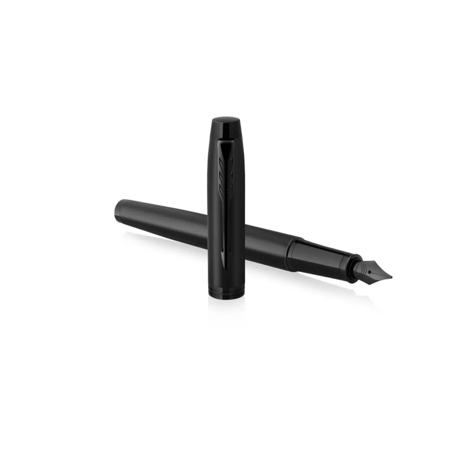 Pluma Fuente Parker IM Negro Matte BT Tinta Azul