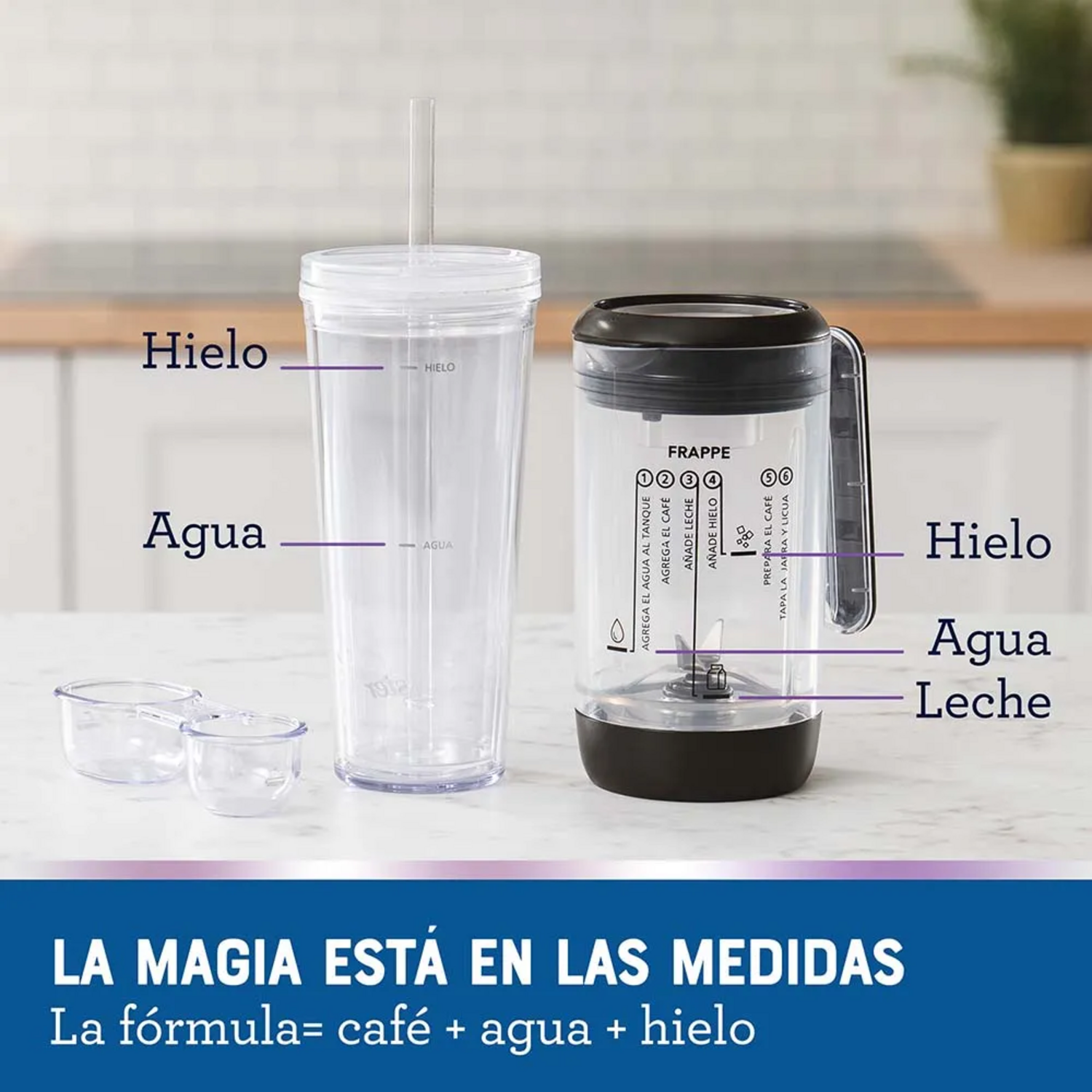 Cafetera Oster Frappe y Licuadora 3 Funciones 2186201