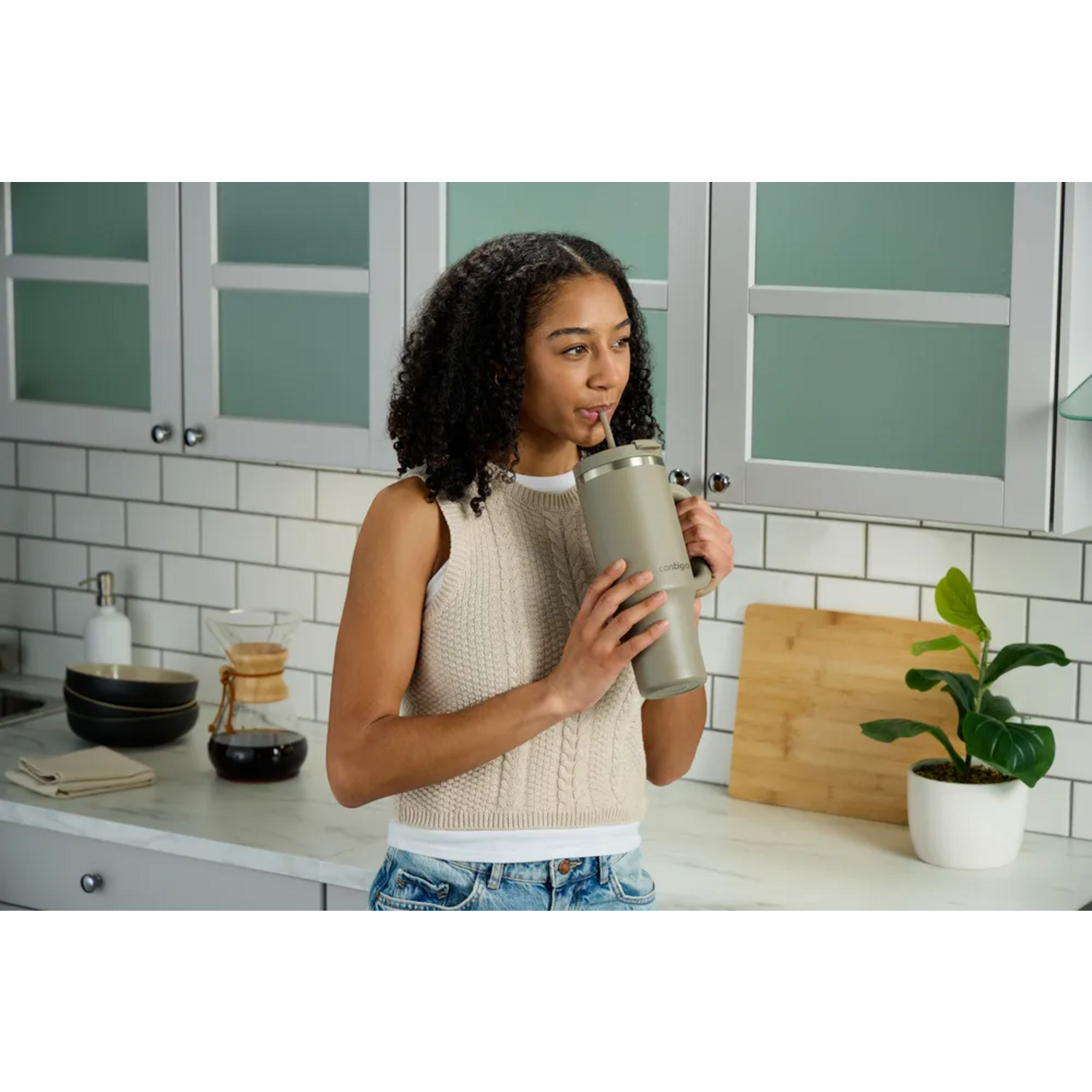 Vaso Tumbler Contigo Streeterville 1182 ml Frio Gris Contigo New Horizons Chile New Horizons NHT.cl