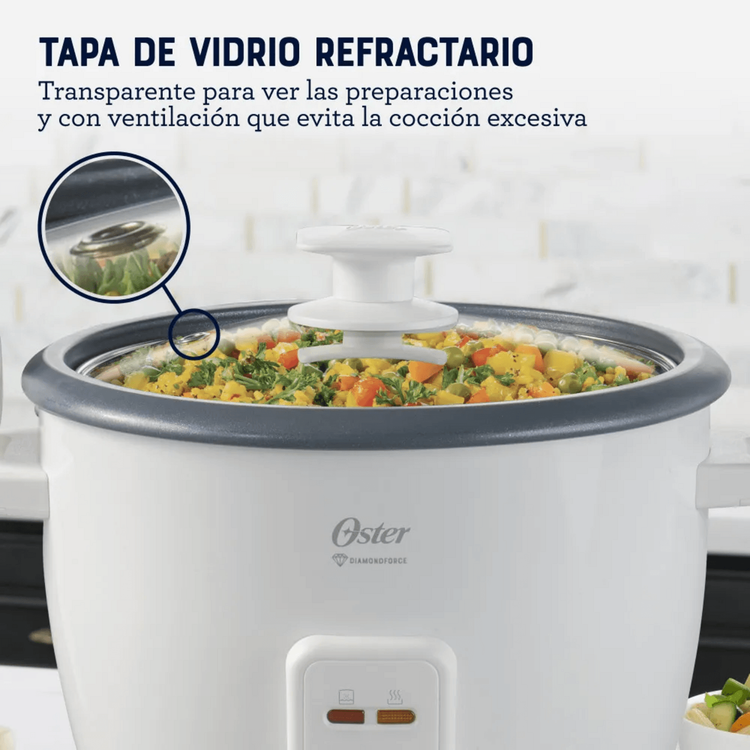 Arrocera Oster 7 Tazas Mantiene Calor Modelo 2212405 Oster New Horizons Chile New Horizons NHT.cl