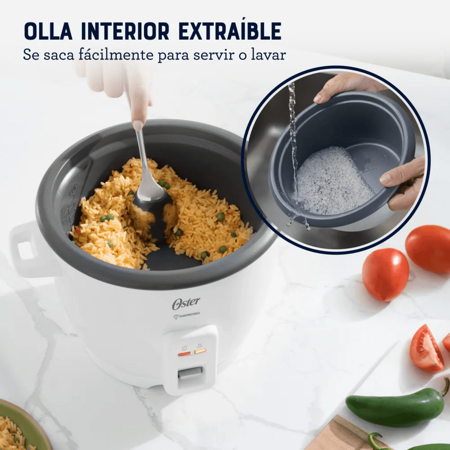 Arrocera Oster 7 Tazas Mantiene Calor Modelo 2212405 Oster New Horizons Chile New Horizons NHT.cl