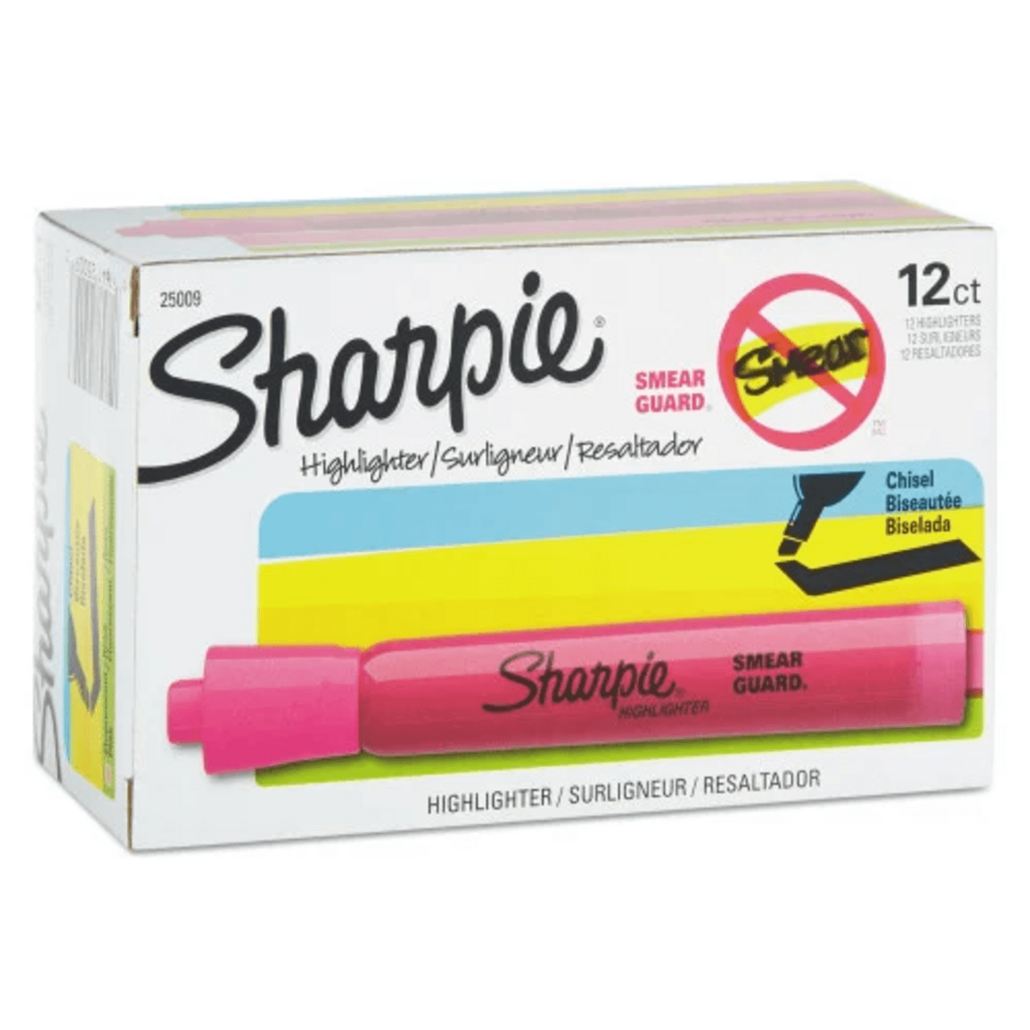 Destacador Sharpie Tank Rosado Individual
