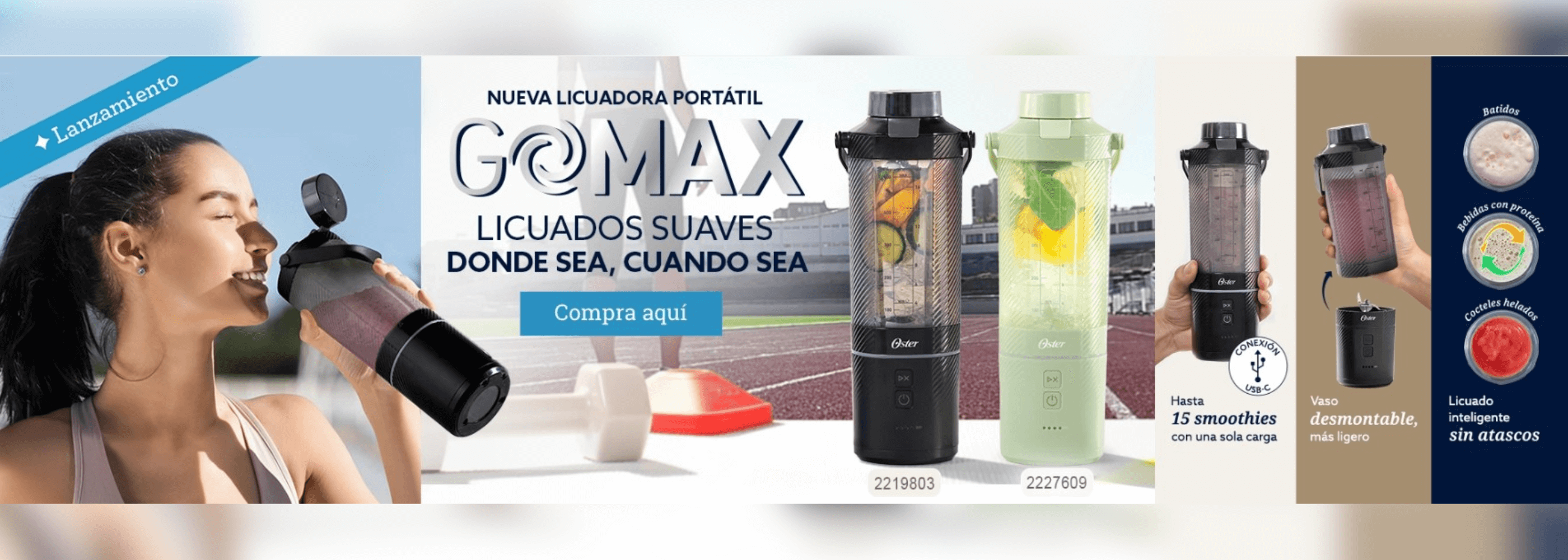 Nueva Licuadora Portátil Oster GoMax