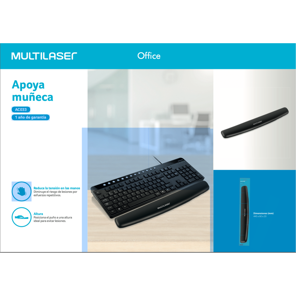 Apoya Muñecas Gel Multi AC033 Multilaser New Horizons Chile New Horizons NHT.cl