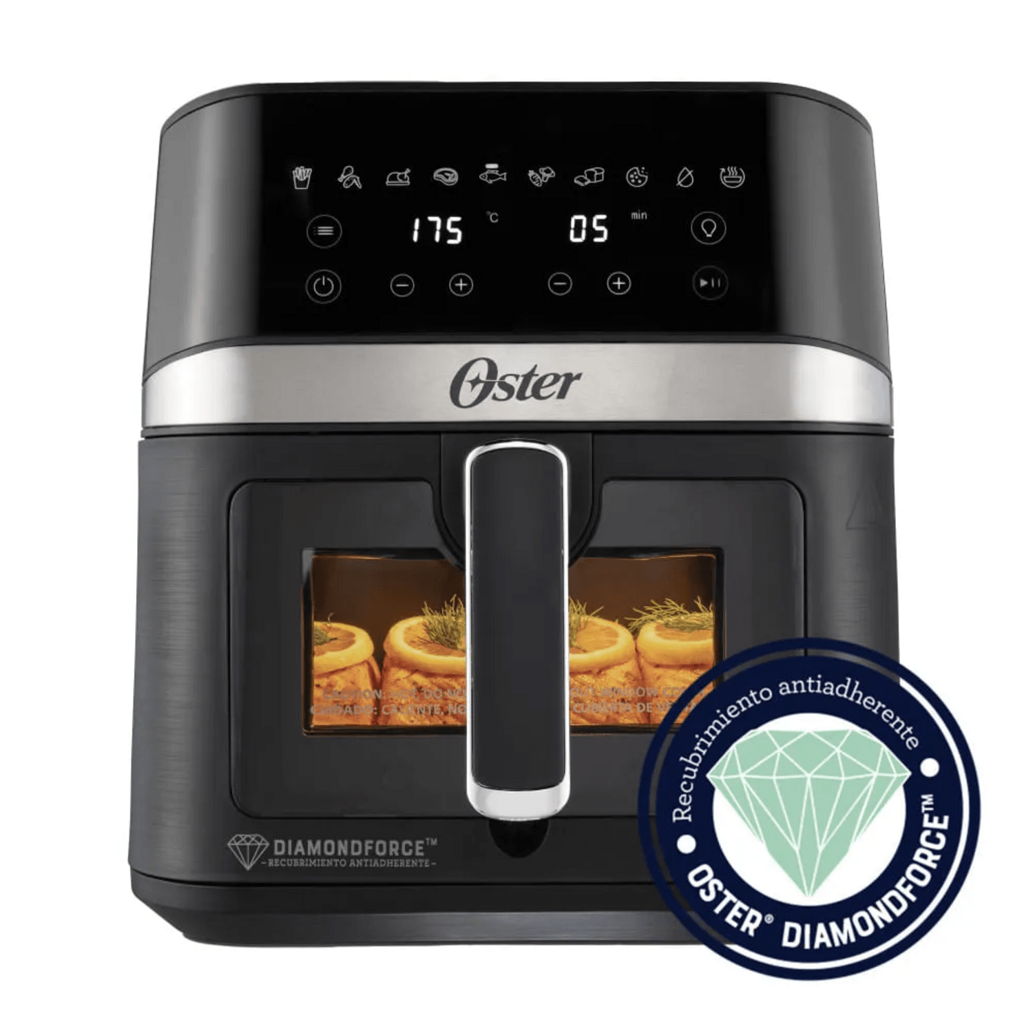 Freidora Air Fryer Oster 6L Digital con Visor Mod 2204818 Oster New Horizons Chile New Horizons NHT.cl