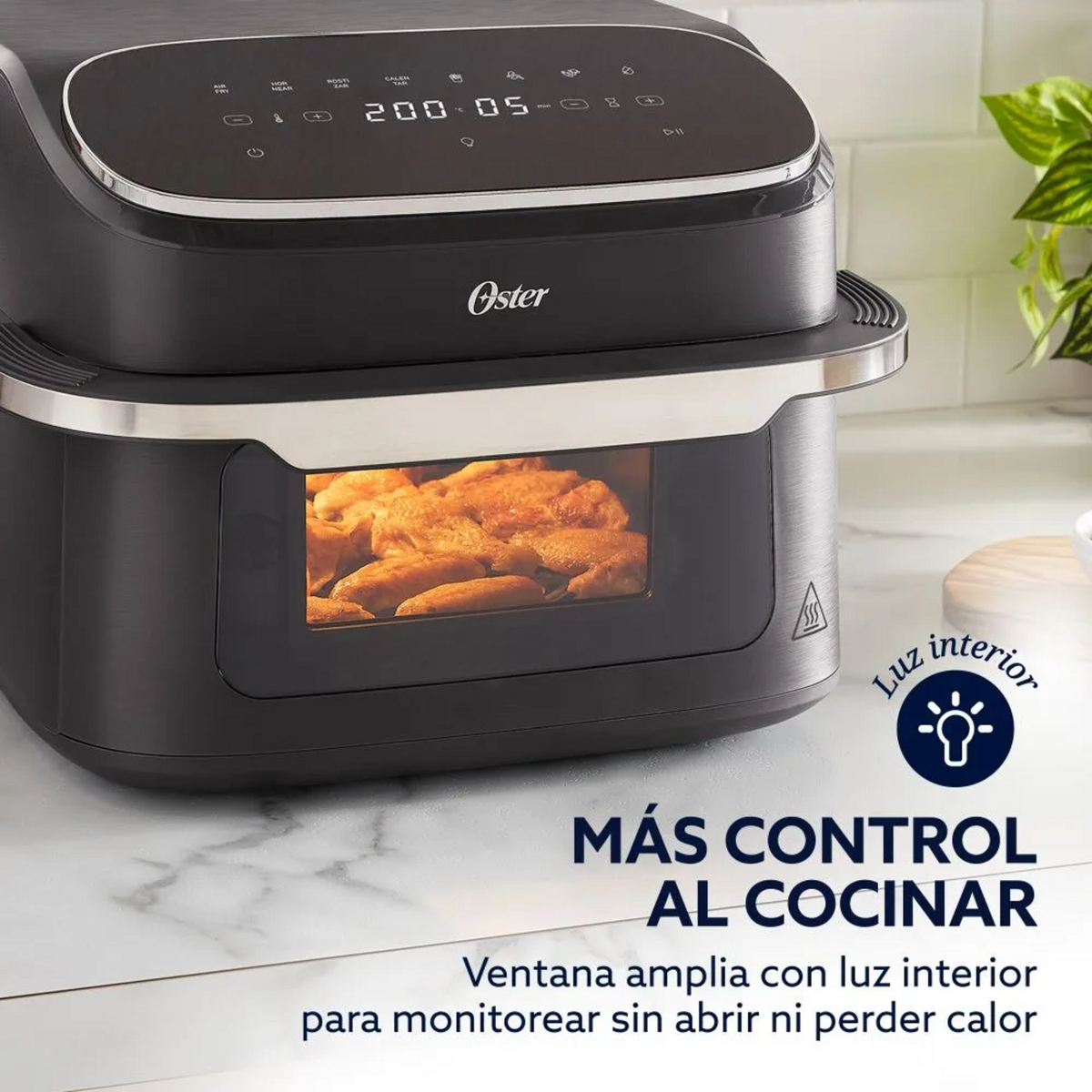 Freidora Air Fryer Oster UltraCrisp XL 10L Ventana 1700W