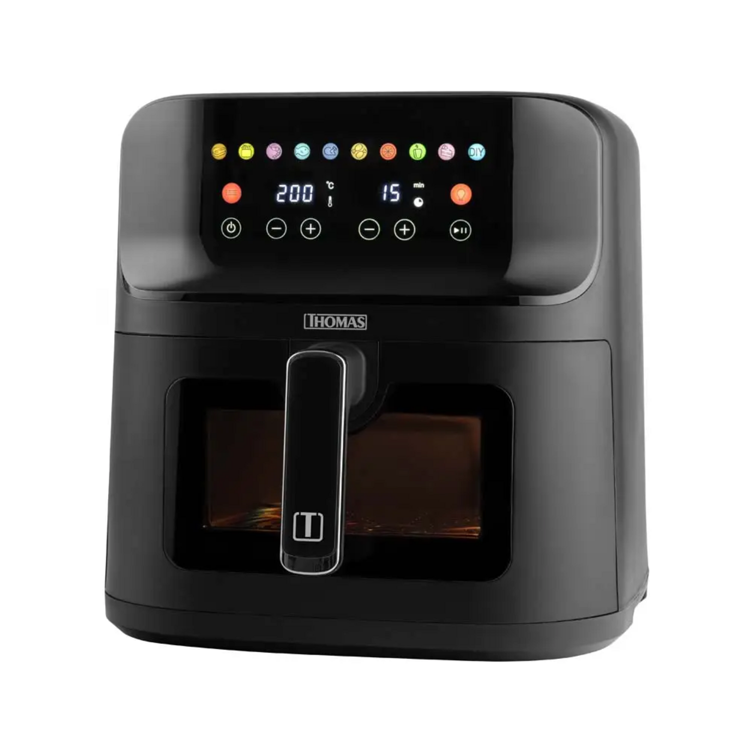Freidora Air Fryer Thomas 8L Digital Touch Ventana 1700W