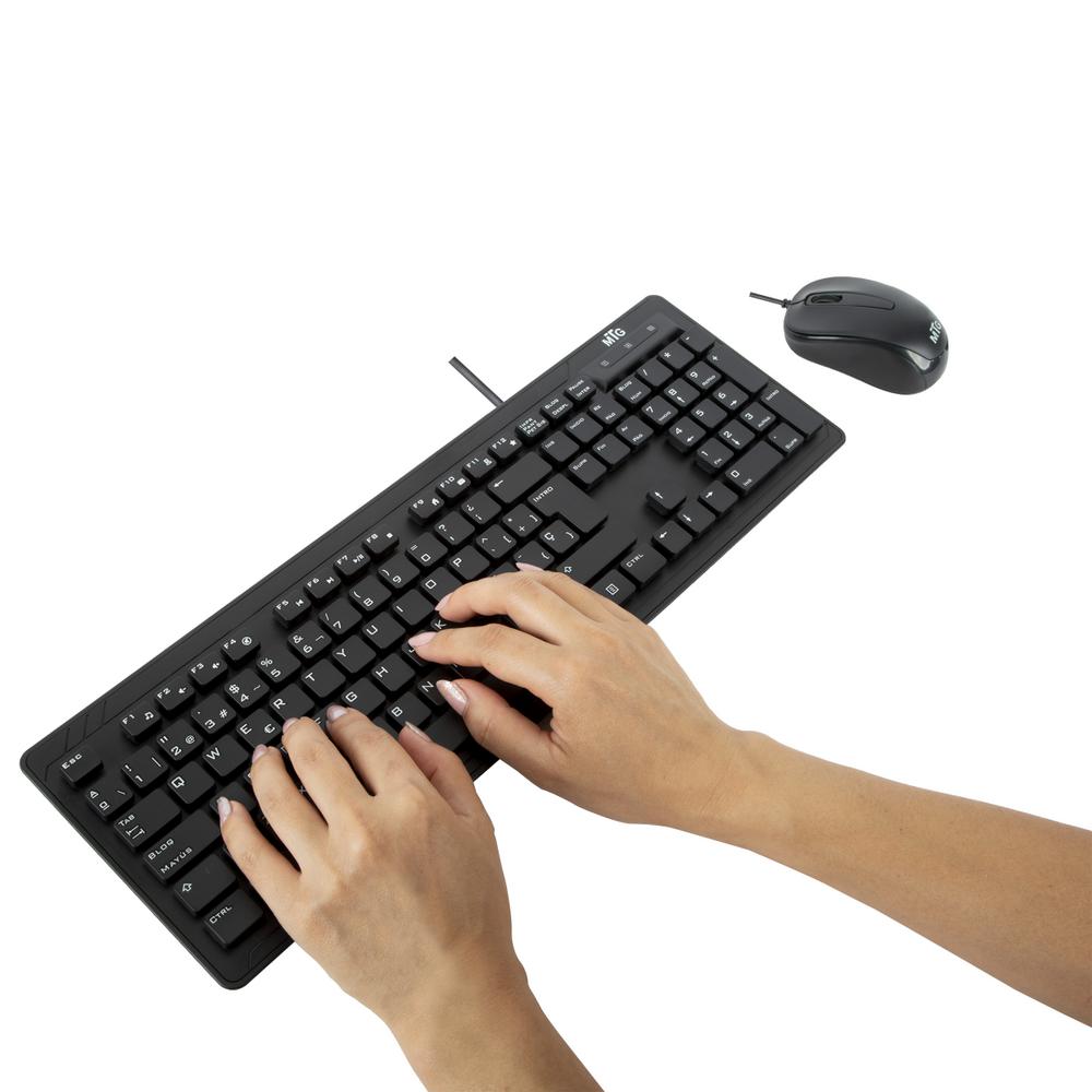 Combo Teclado y Mouse Cable Targus Espanol AKM617 Targus New Horizons Chile New Horizons NHT.cl