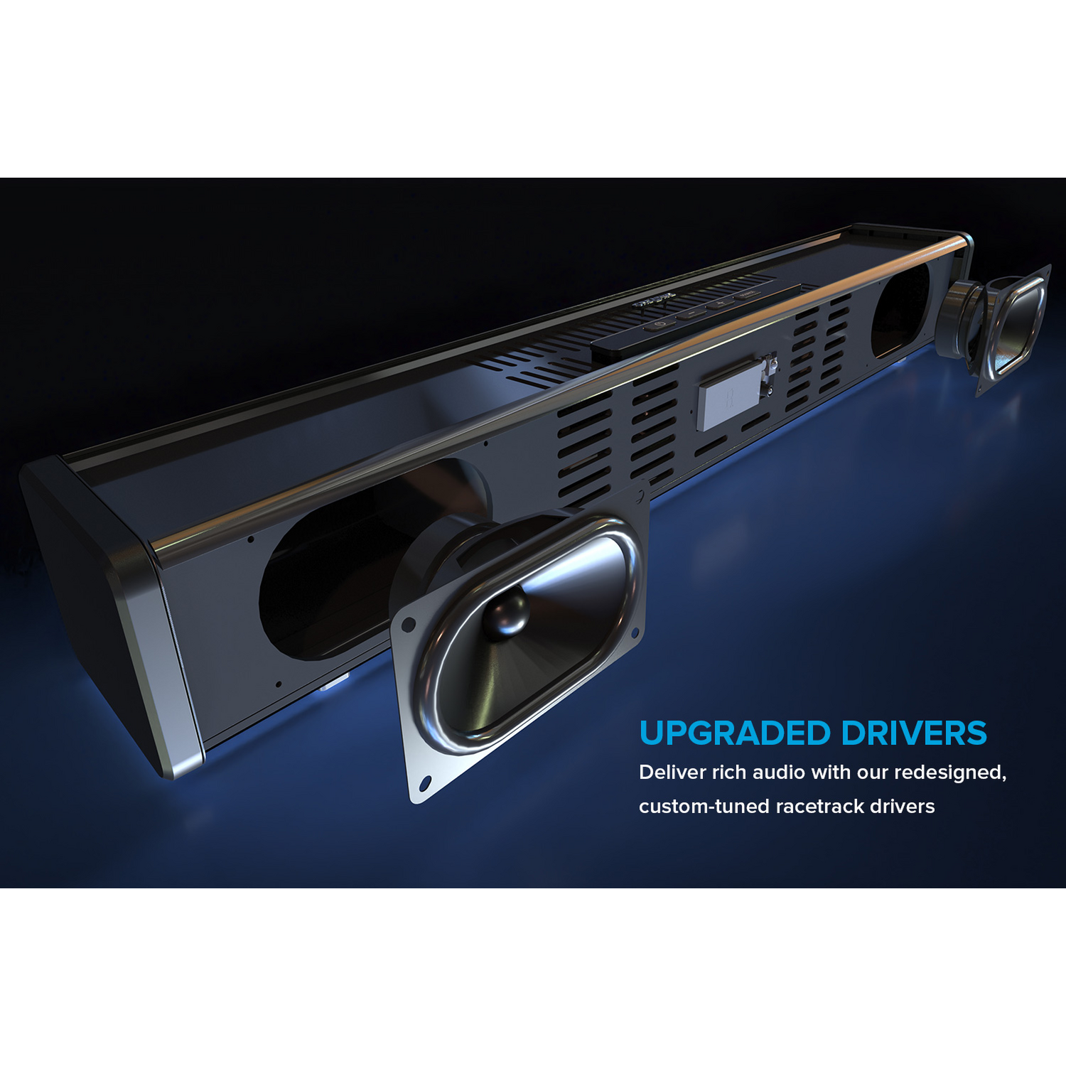 Barra de Sonido Creative Stage 360 SW Dolby Atmos Creative New Horizons Chile New Horizons NHT.cl