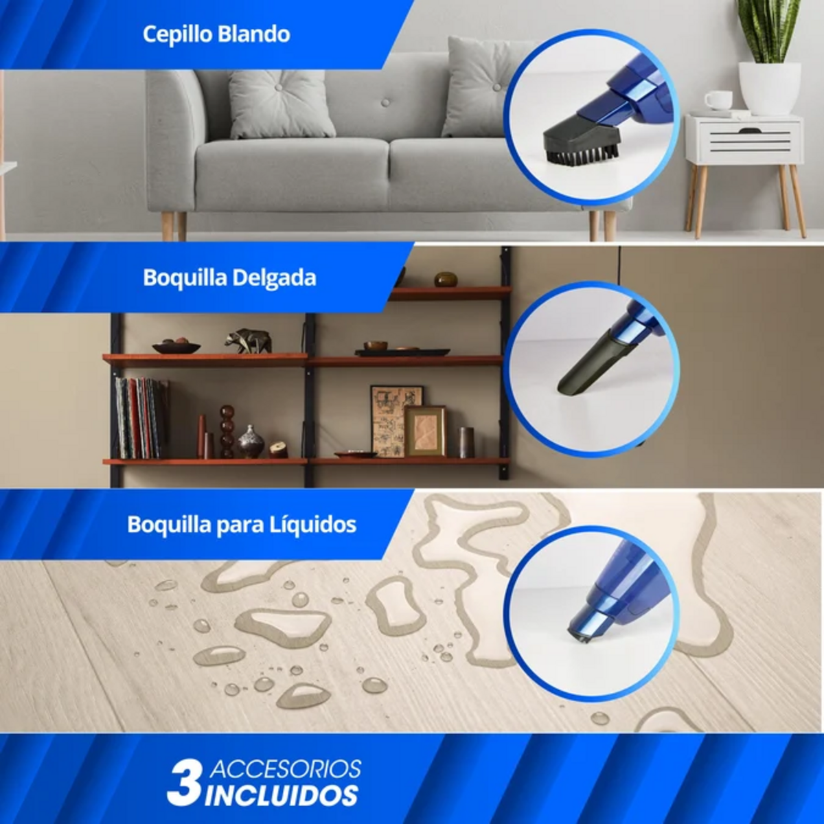 Aspiradora Inalámbrica Thorben Handy Lithium 14.8V Portátil