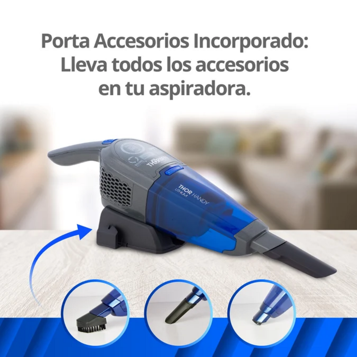 Aspiradora Inalámbrica Thorben Handy Lithium 14.8V Portátil
