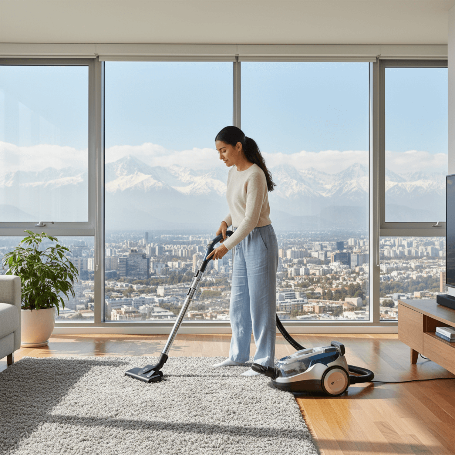 Aspiradora Cyclone Ion Thomas TH-2206BL 1800W Sin Bolsa HEPA