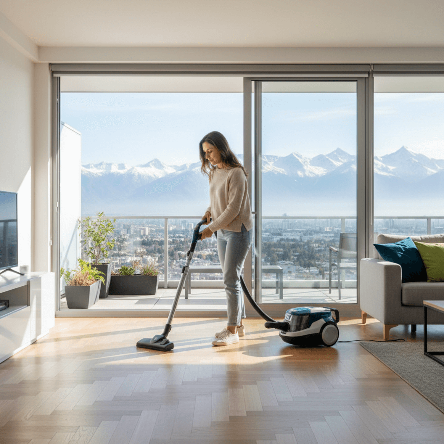 Aspiradora Cyclone Ion Thomas TH-2206BL 1800W Sin Bolsa HEPA