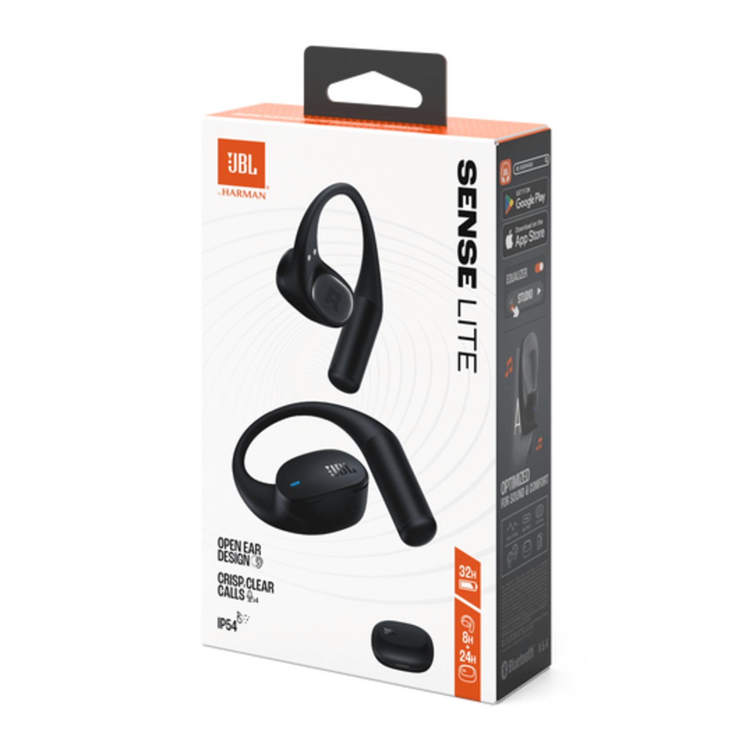 Audífonos JBL Sense Lite Open Ear BT 5.4 IP54 32h TWS Negro