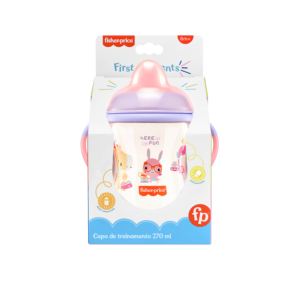 Vaso First Moments Fisher Price Rosa BB1015