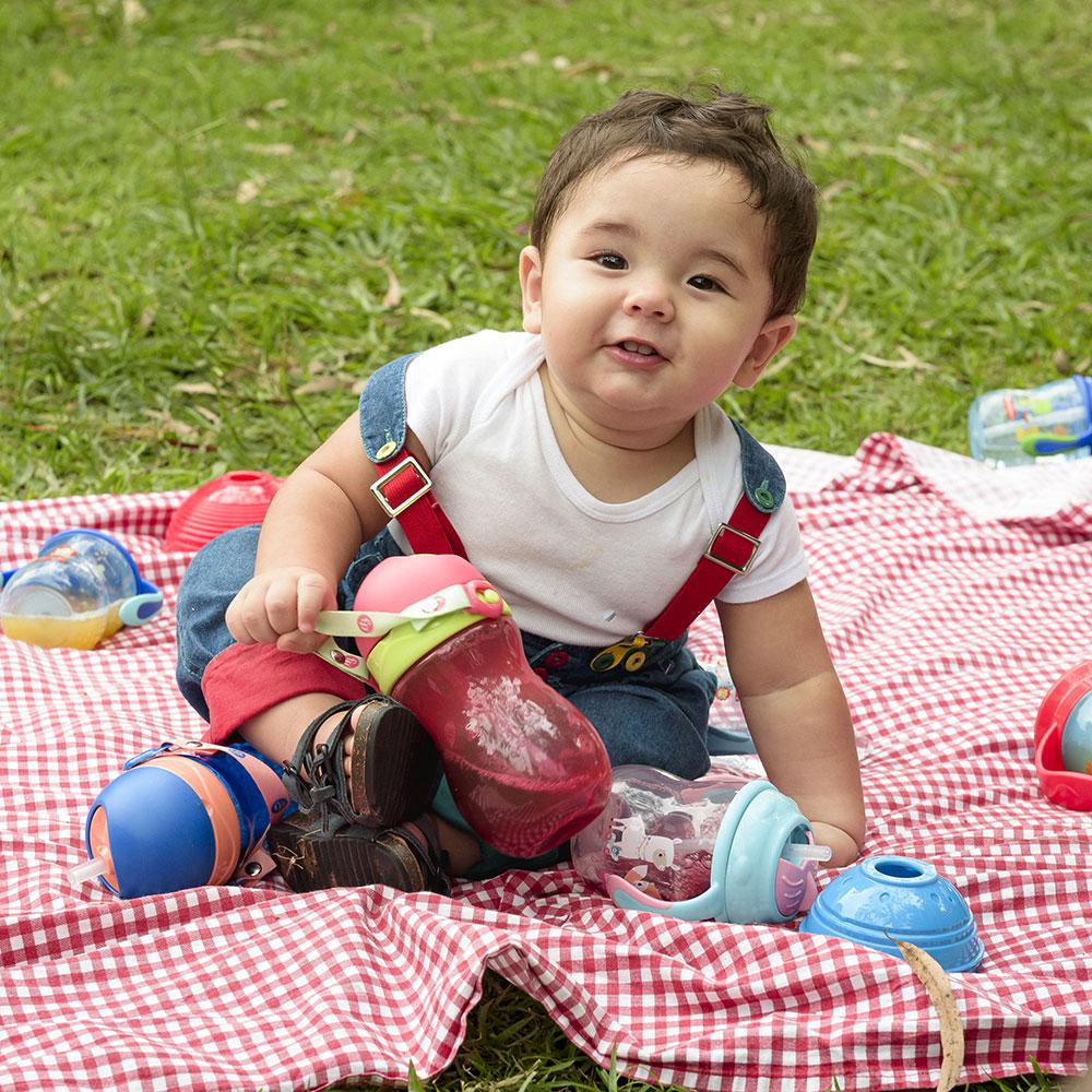 Vaso Bombilla First Moments 270 ml Fisher Price Rosa BB1017 Fisher Price New Horizons Chile New Horizons NHT.cl