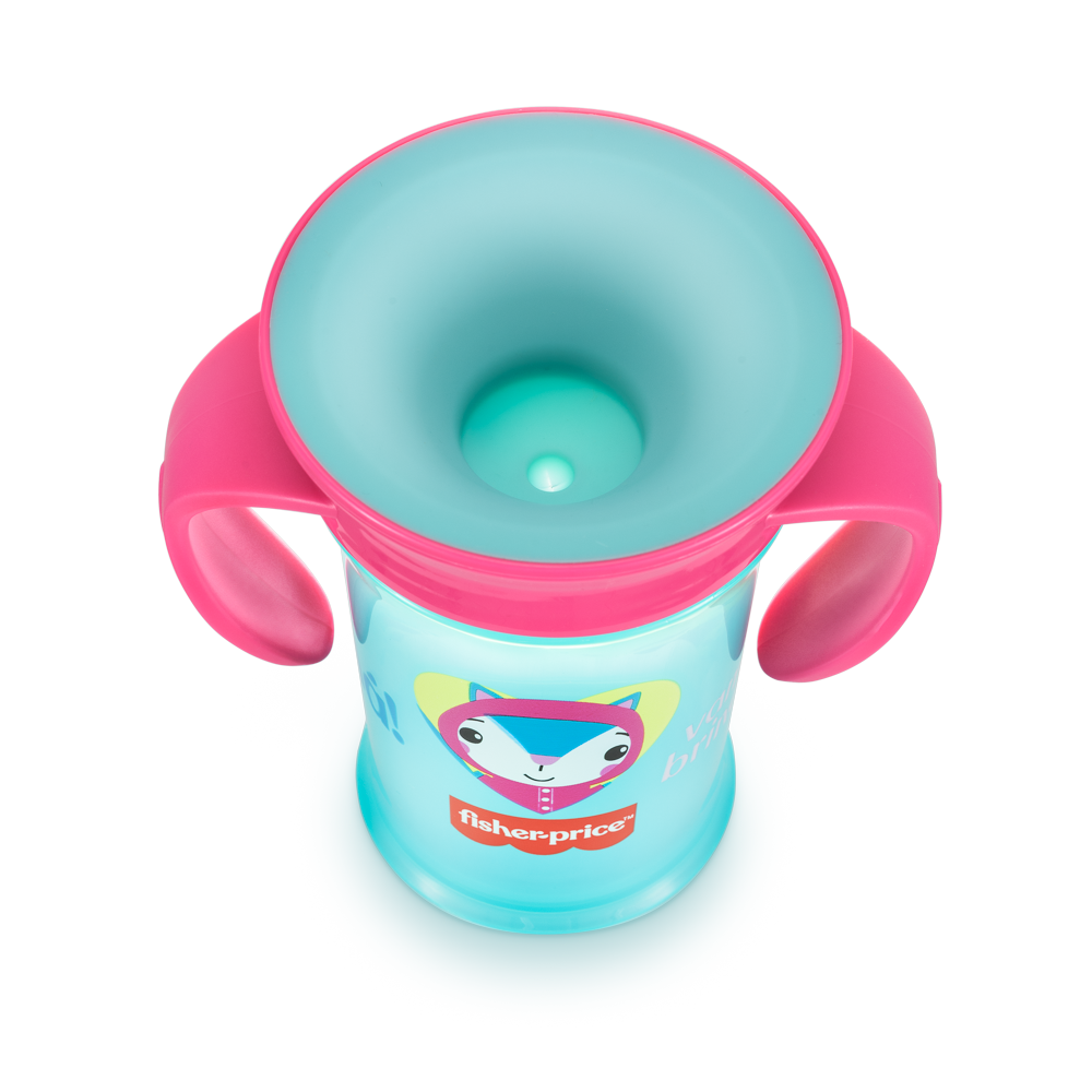 Vaso de Entrena Fisher Price First Moments Rosa Candy BB1021 Fisher Price New Horizons Chile New Horizons NHT.cl