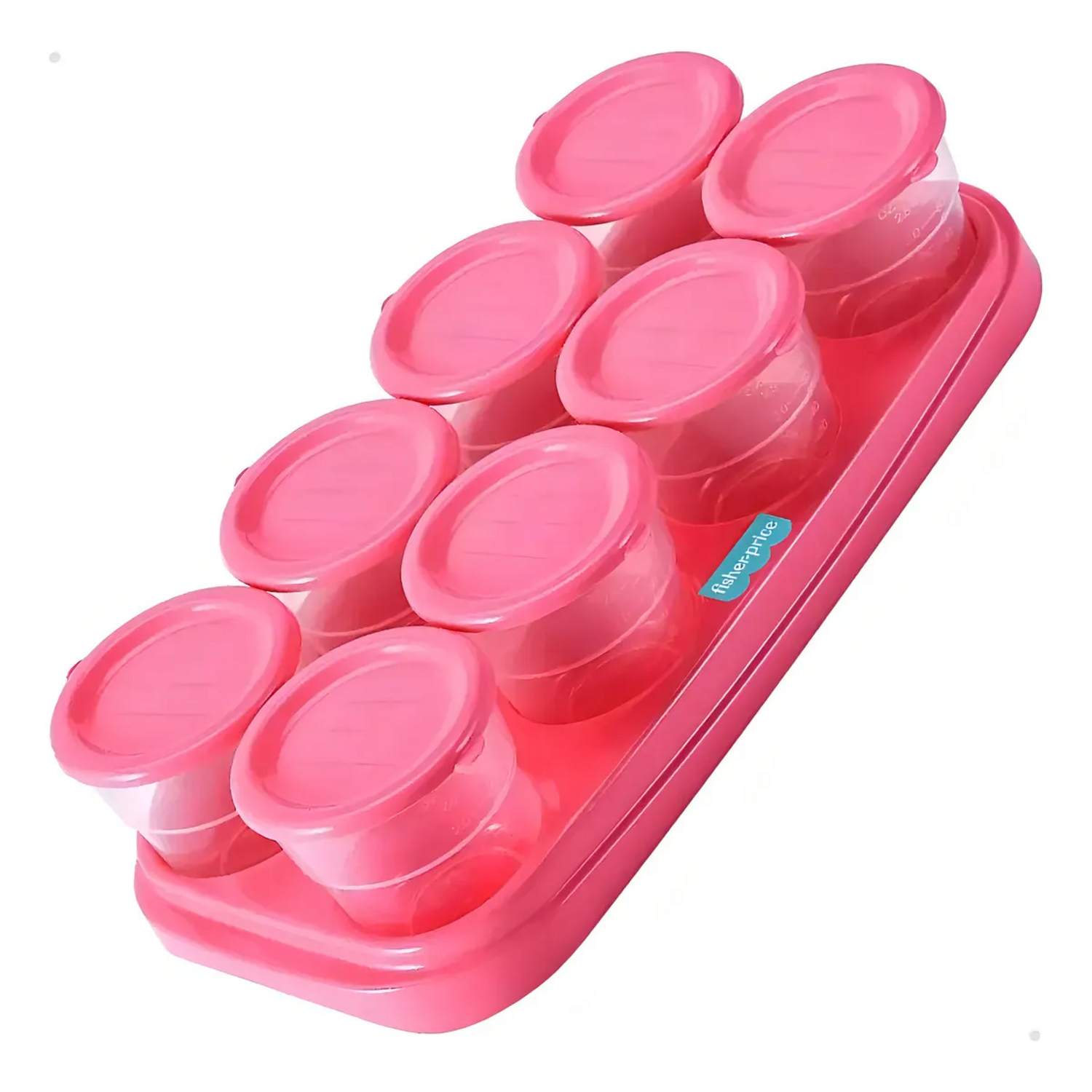 Potes para Congelar Papilla Bandeja 8 Fisher Price Rosado