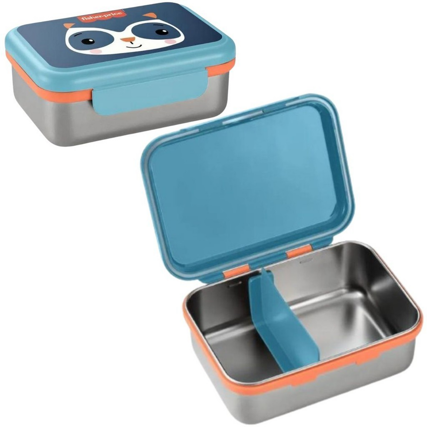 Lonchera Bento Box Acero Fisher Price Azul BB1092