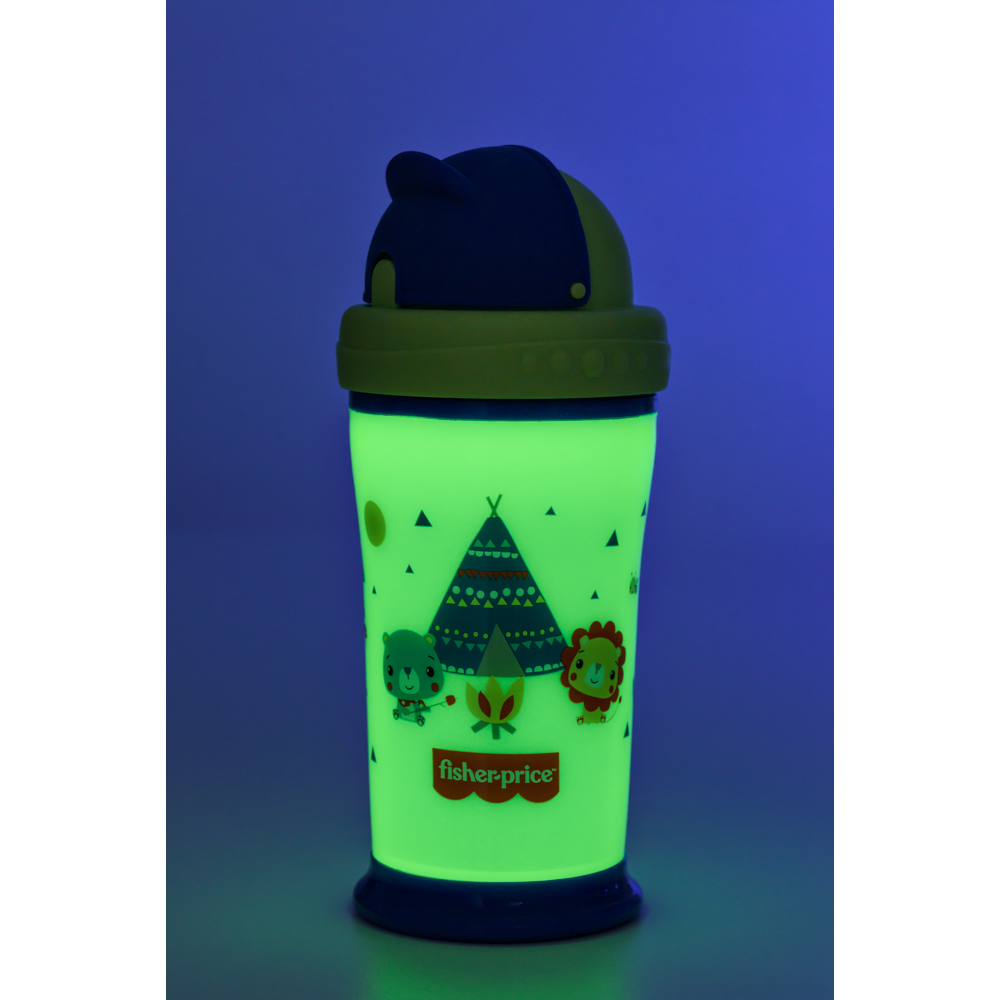 Vaso Playful Fisher Price Glow in the Dark Azul Star BB1128