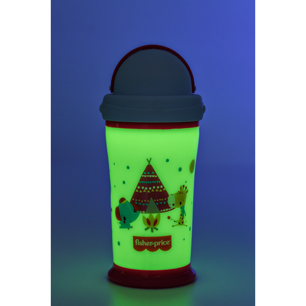 Vaso Playful Fisher Price Glow Dark Rosa Planet BB1129 Fisher Price New Horizons Chile New Horizons NHT.cl