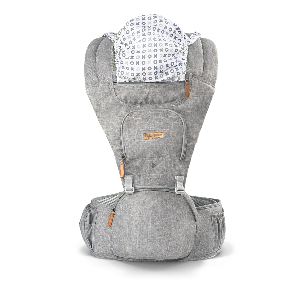 Canguro Porta Bebe Fisher Price Gris BB312 Fisher Price New Horizons Chile New Horizons NHT.cl