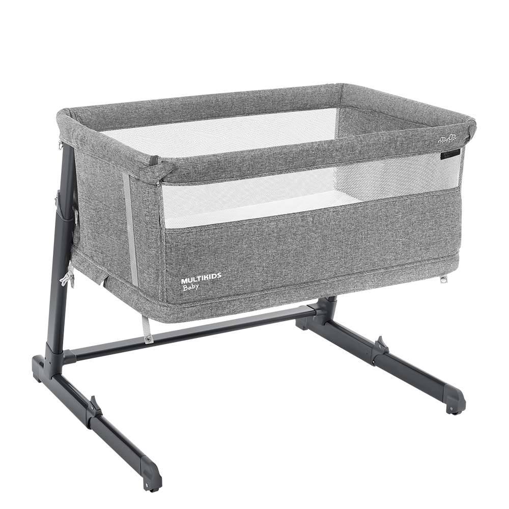 Cuna 3 En 1 Multikids Baby Nest Gris BB710SA