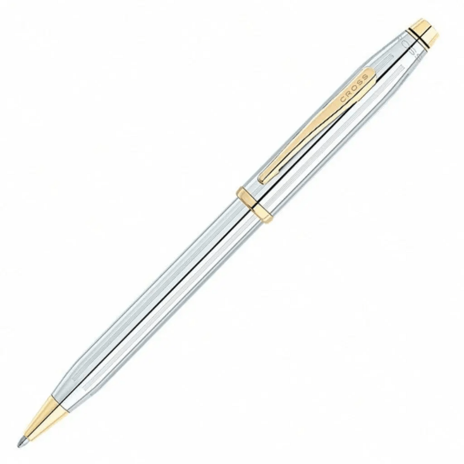 Bolígrafo Cross Century II Medalist Cromo Oro 23K Premium elegante y clásico en diseño.