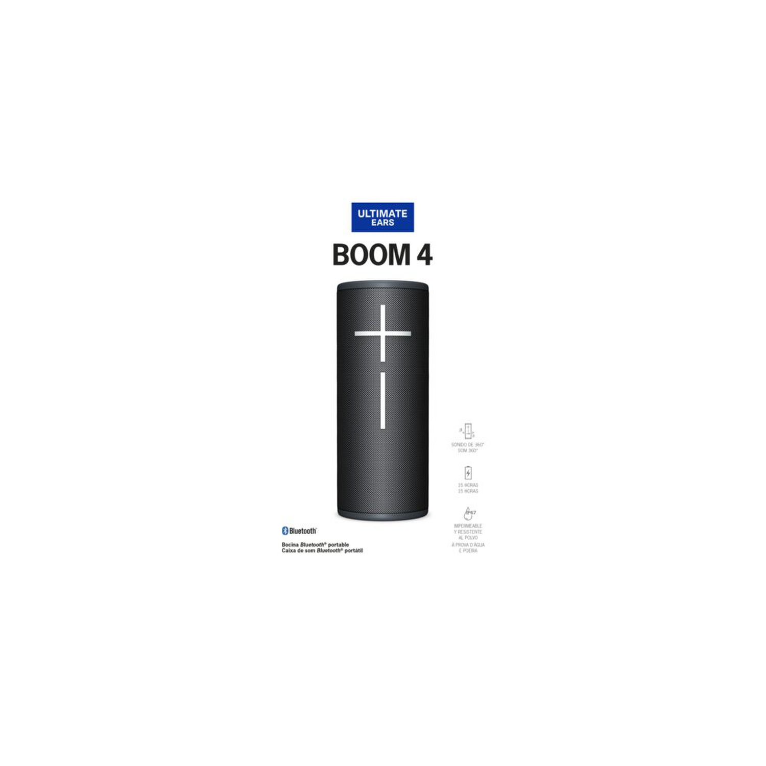 Parlante Portatil Ultimate Ears Boom 4 Negro Ultimate Ears New Horizons Chile New Horizons NHT.cl