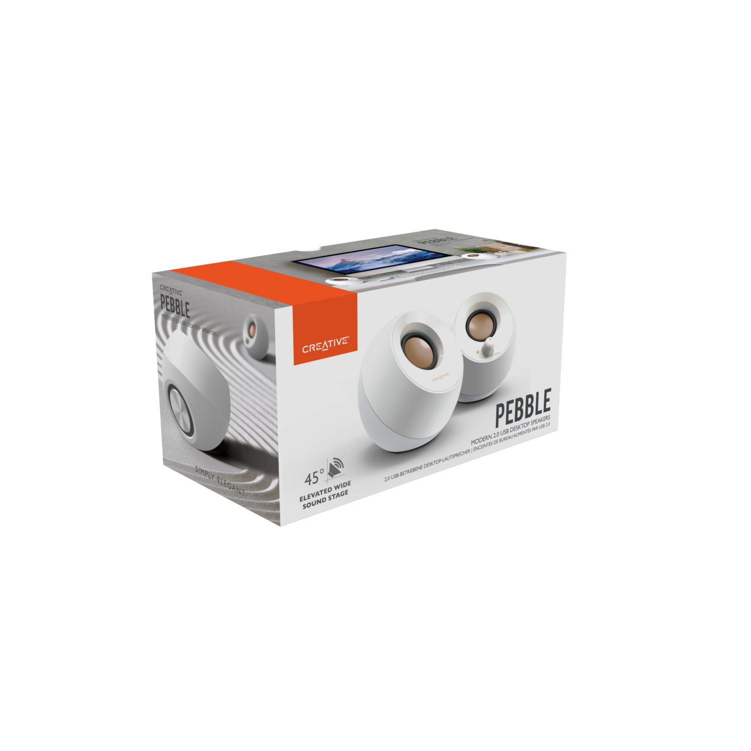 Parlante Creative Pebble Blanco Creative New Horizons Chile New Horizons NHT.cl