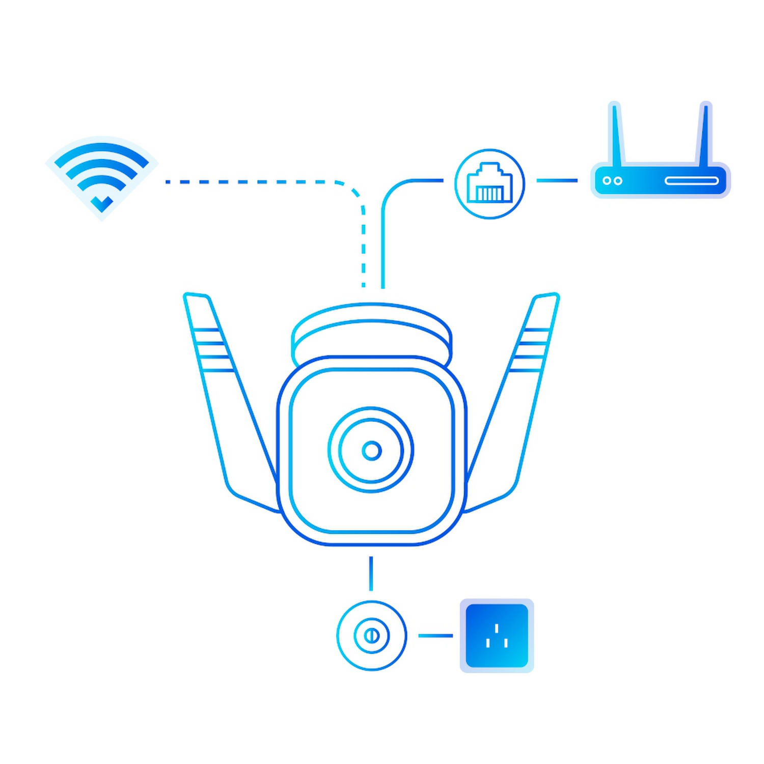 Camara de Seguridad Exterior Tp-Link Tapo C310
