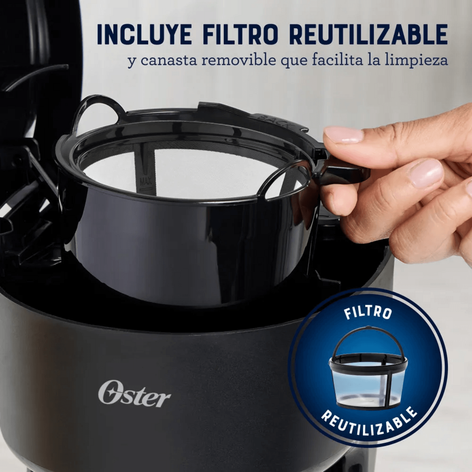 Cafetera Oster 5 Tazas Nuevo Modelo 2217208 Oster New Horizons Chile New Horizons NHT.cl
