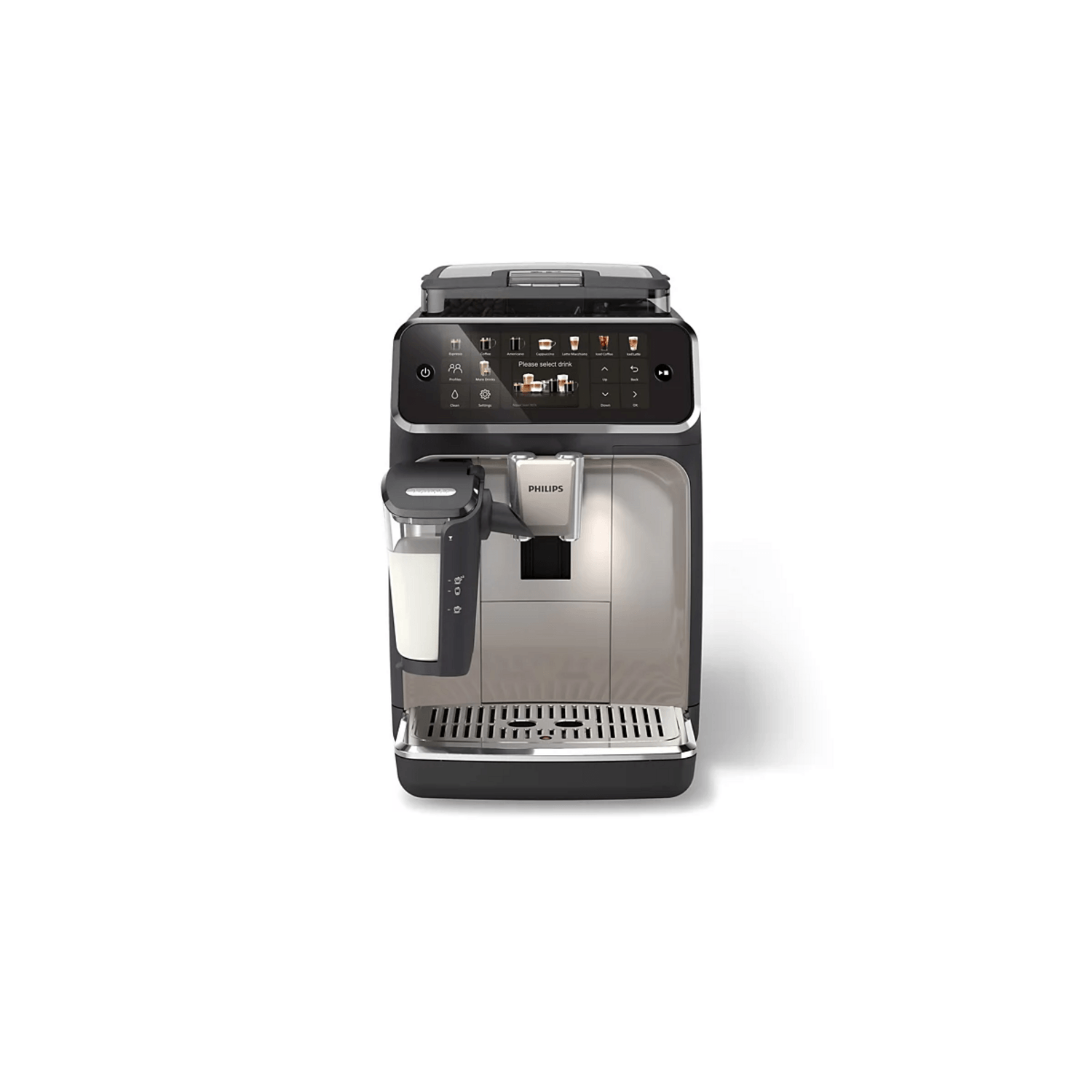 Cafetera Philips Superautomática EP5547 LatteGo 20 Bebidas