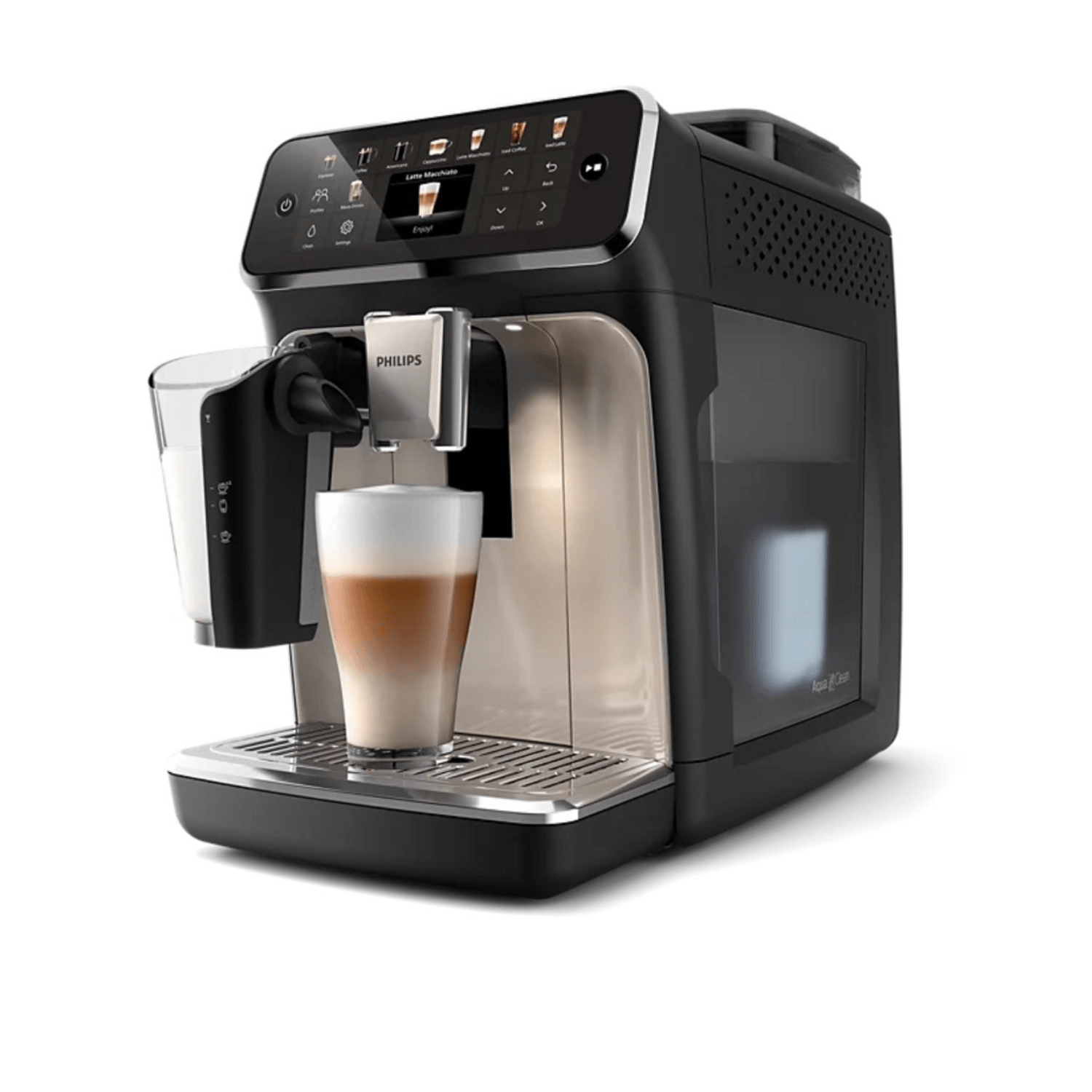 Cafetera Philips Superautomática EP5547 LatteGo 20 Bebidas