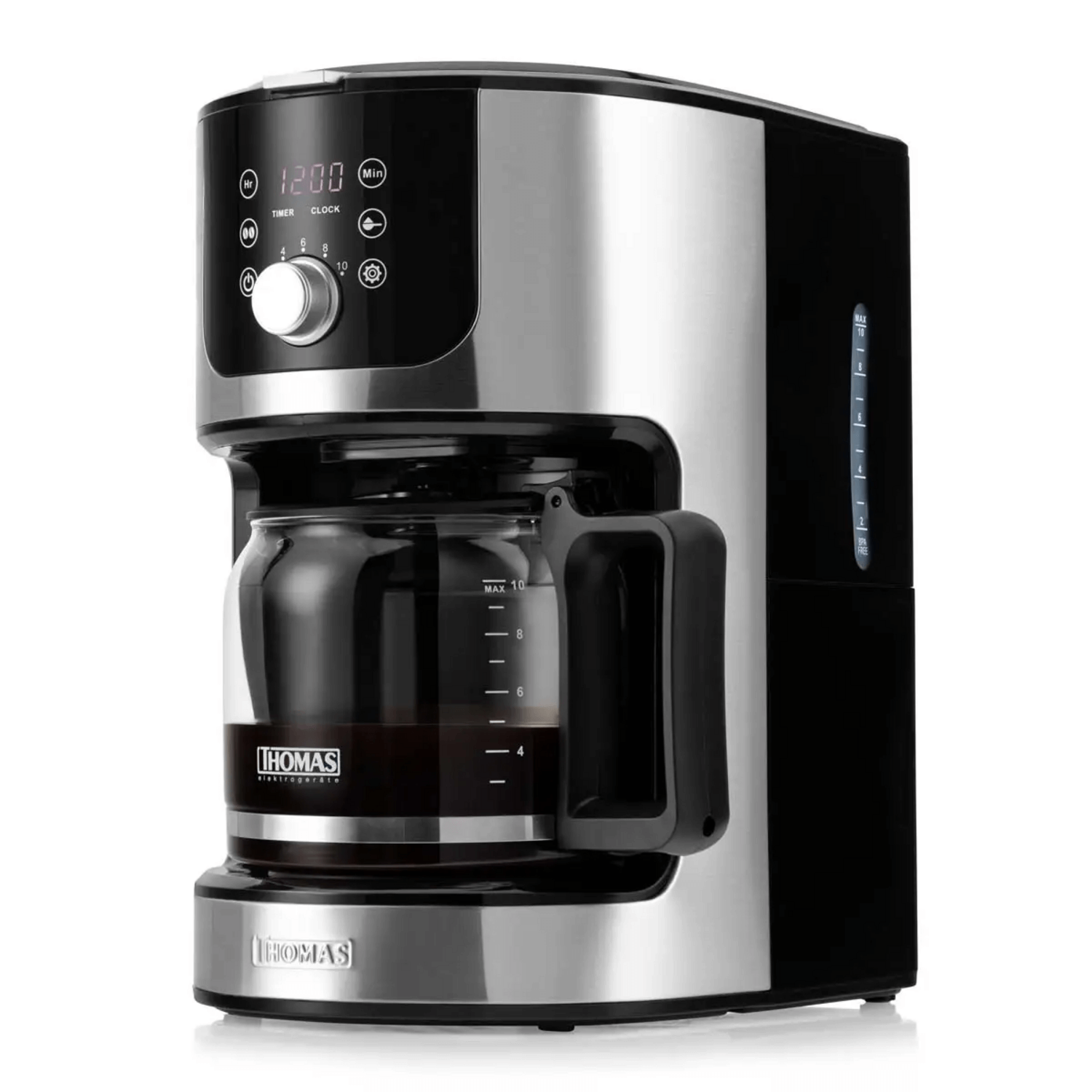 Cafetera 10 Tazas Molinillo Thomas TH-145DMI Mantiene Calor