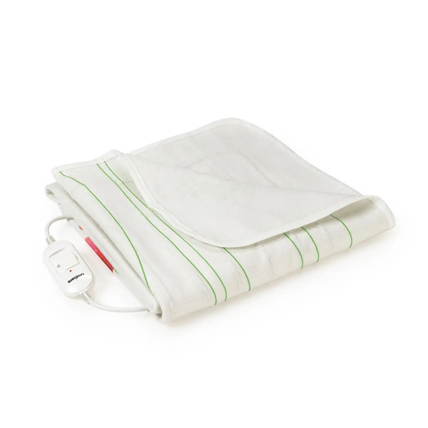 Calienta Cama Siegen 1 Plaza 60 W 2 Niveles Flores SG-5120D2 con control y diseño suave.