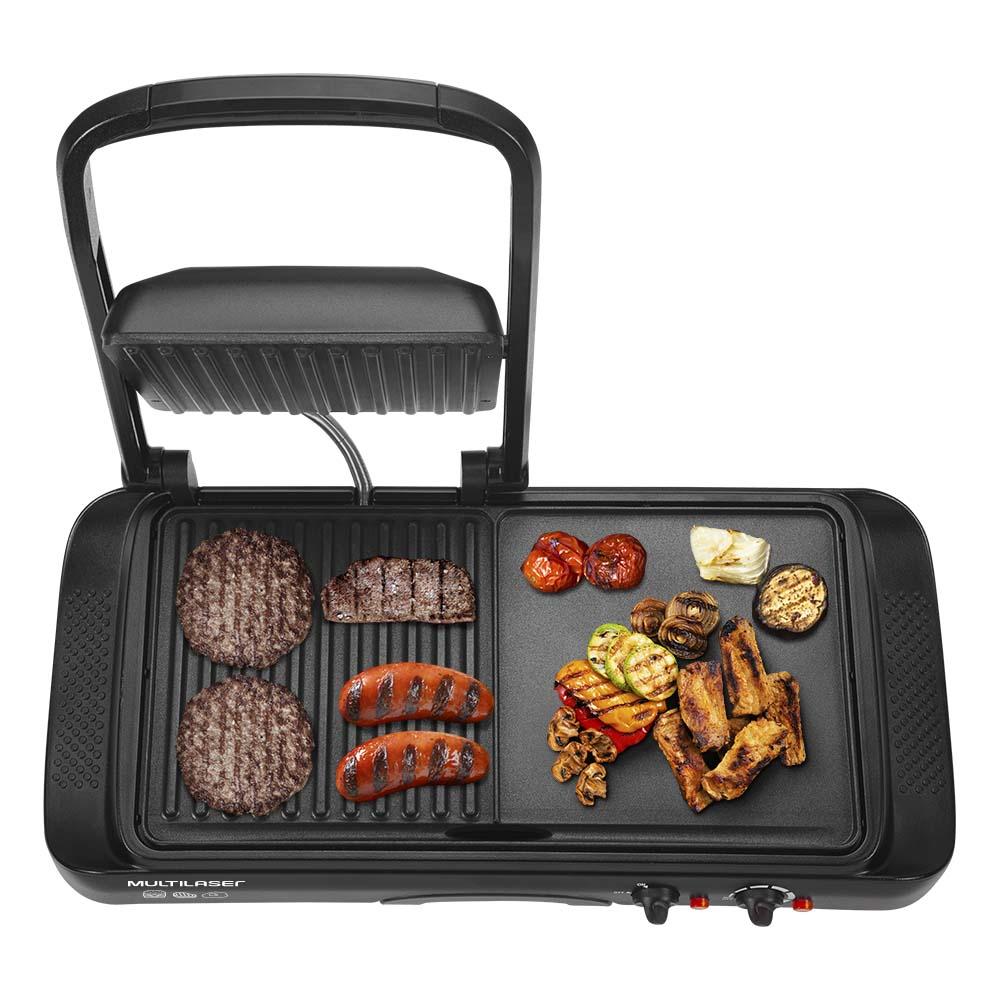 Parrilla Electrica 2 en 1 Multilaser 2000W CE107 Multilaser New Horizons Chile New Horizons NHT.cl