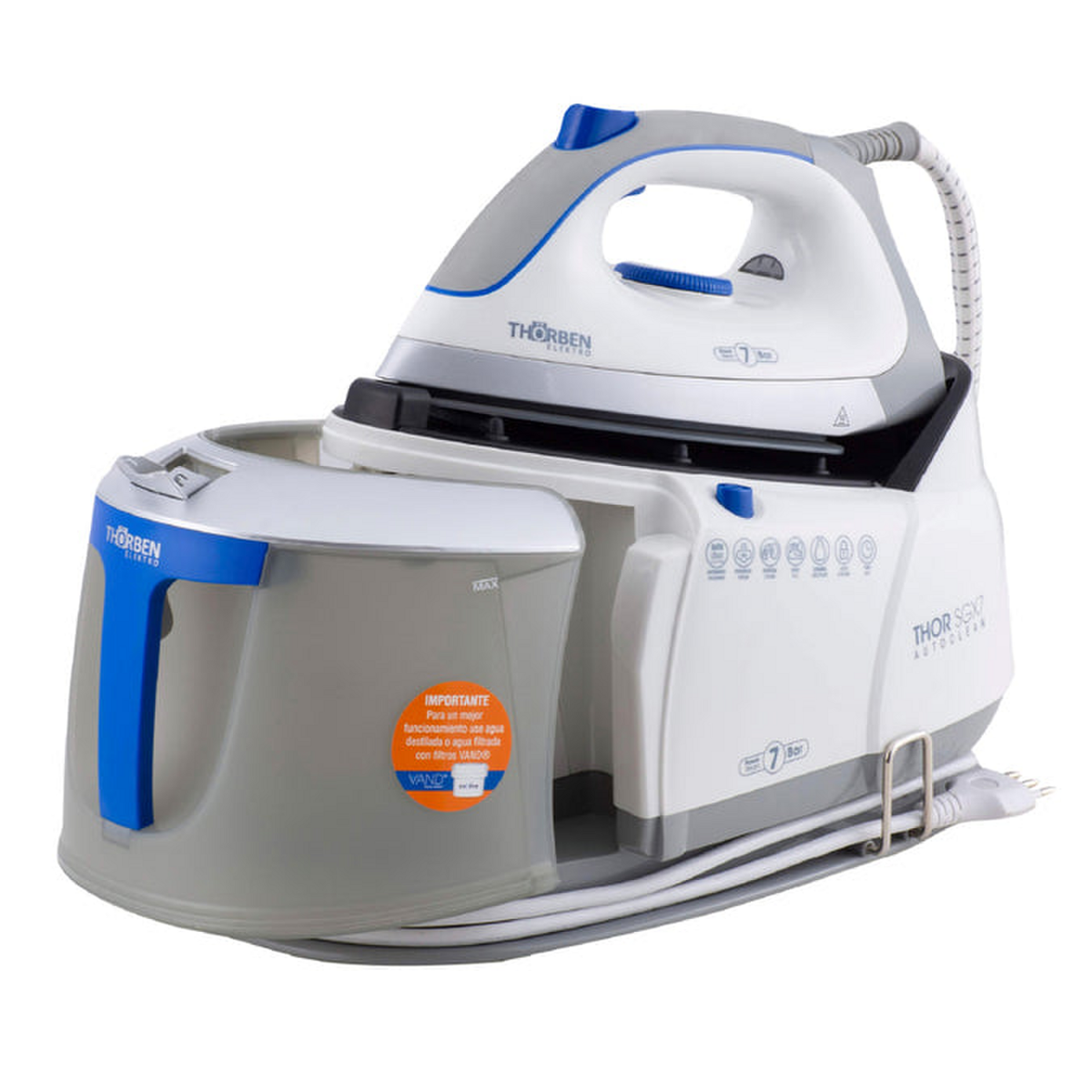Centro de Planchado Thorben SGX7 Autoclean 7 Bar Vapor 1,7L