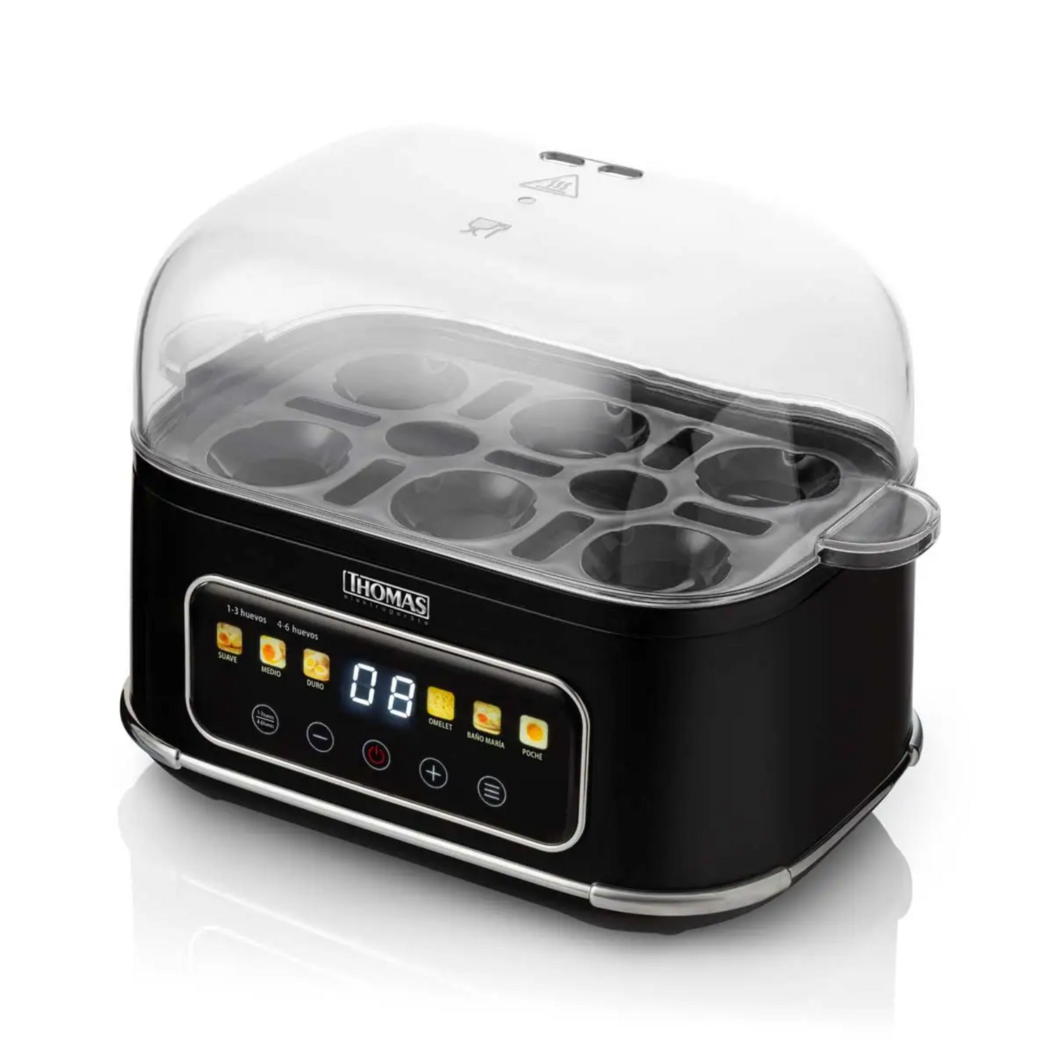 Cocedor de Huevos Digital Thomas TH-85DC Touch 6 Programas