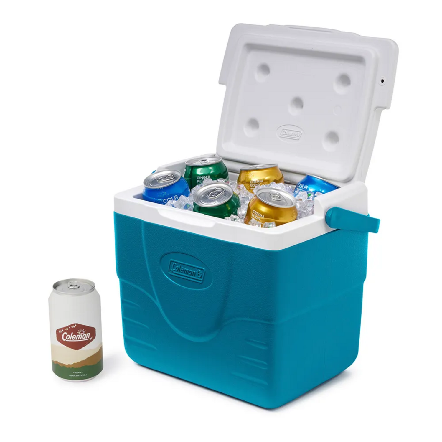 Cooler Coleman Chiller 9 Latas Templock 8,5 Litros Azul
