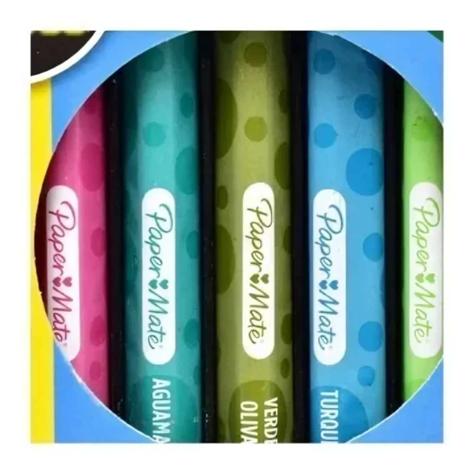Crayones Lápices de Cera Redondos 12U PaperMate