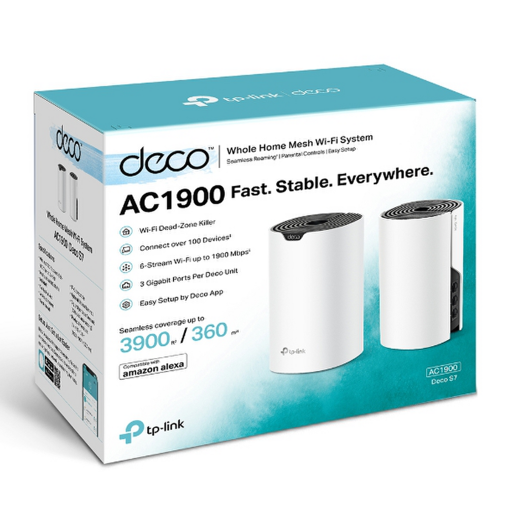 Sistema Tp-Link Mesh Deco S7 AC1900 2 pack