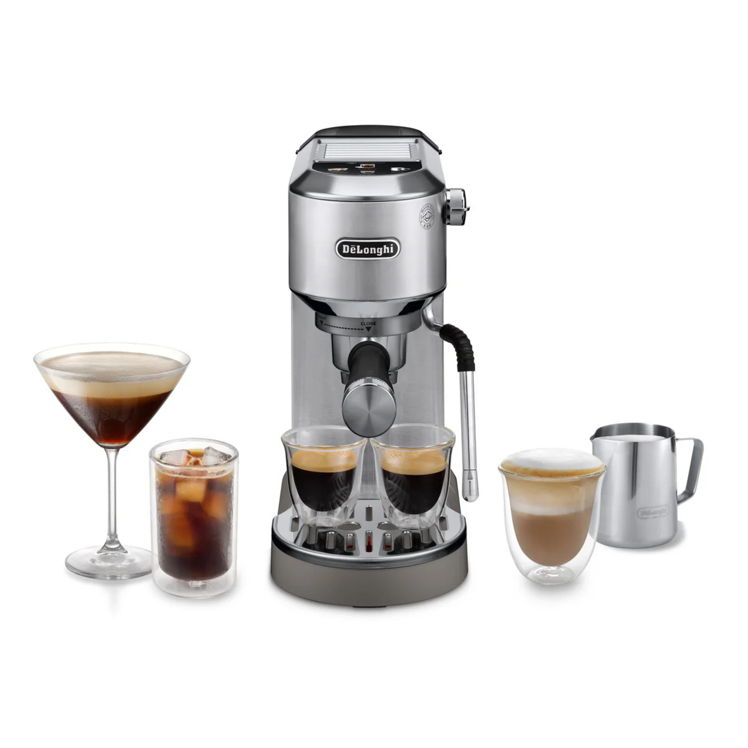 Cafetera DeLonghi Dedica Duo LatteArt Cold Brew Metal